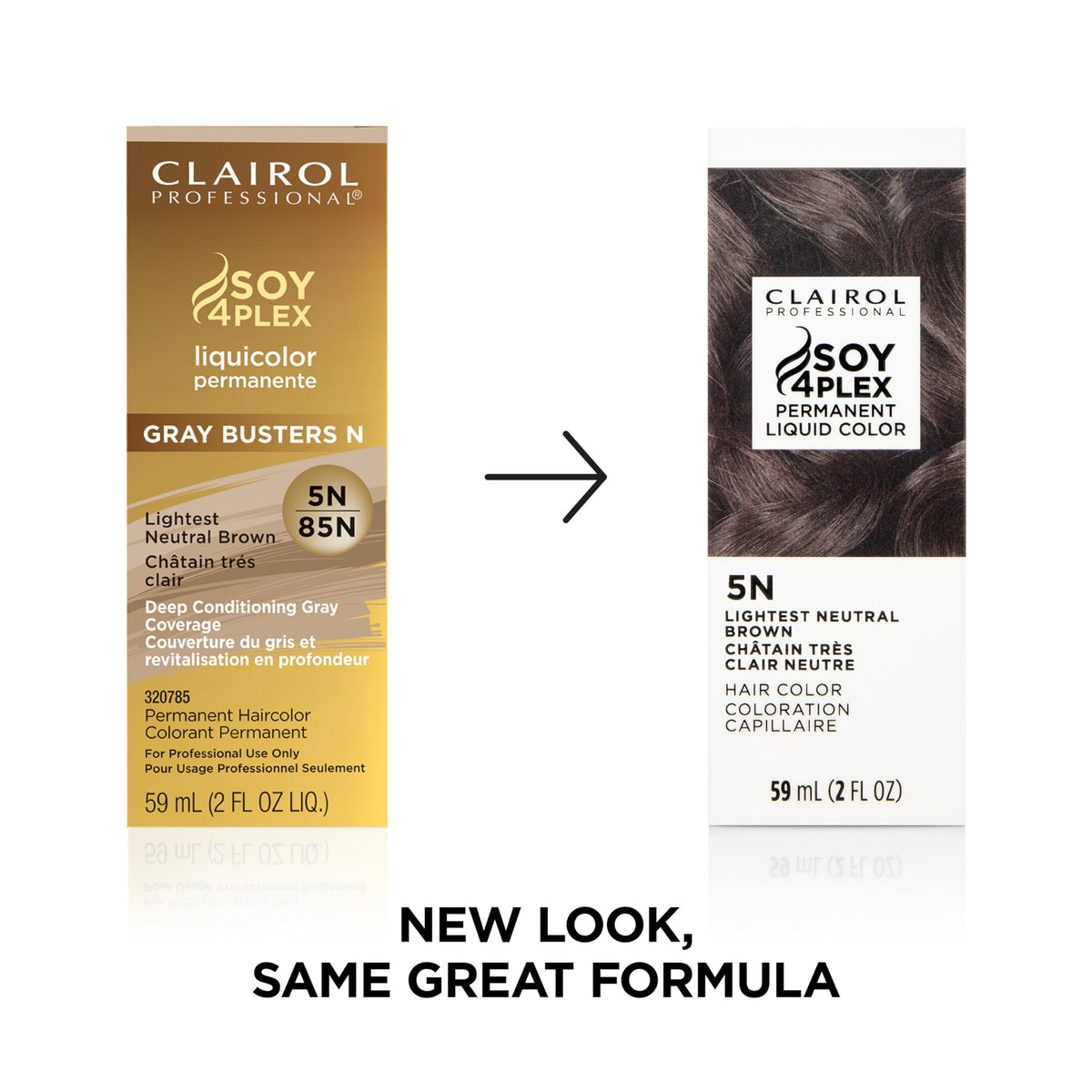 White Smoke Clairol Professional Permanent Liquid Color for Light/Medium Brown Hair