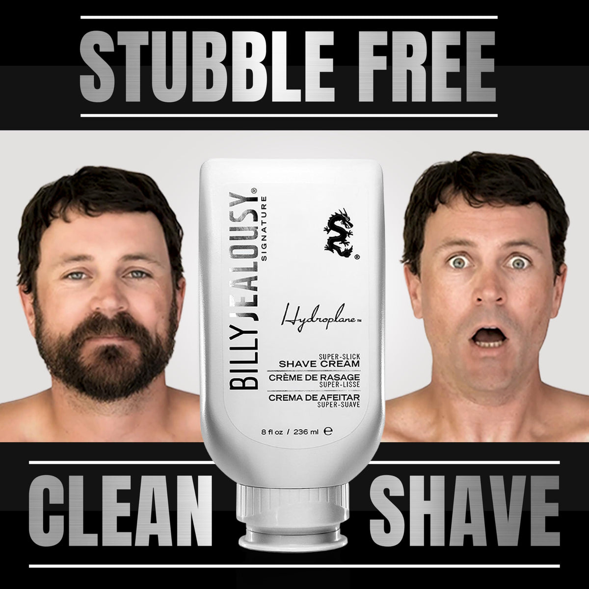 Black Billy Jealousy Hydroplane Foamless Super-Slick Mens Shave Cream