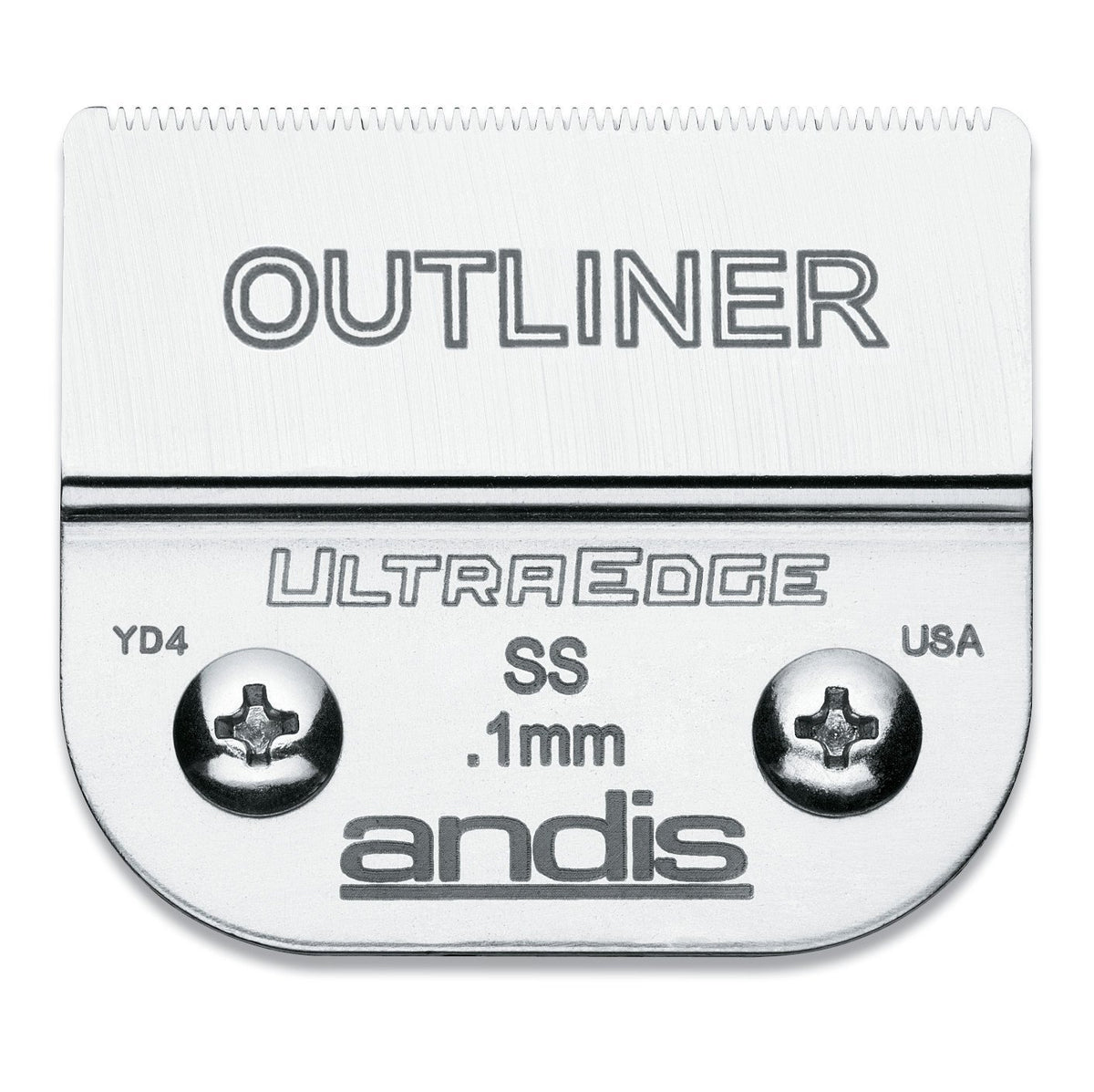 White Smoke Andis 64160 UltraEdge Carbon-Infused Steel Detachable Outliner Blade, .1mm Cut Length