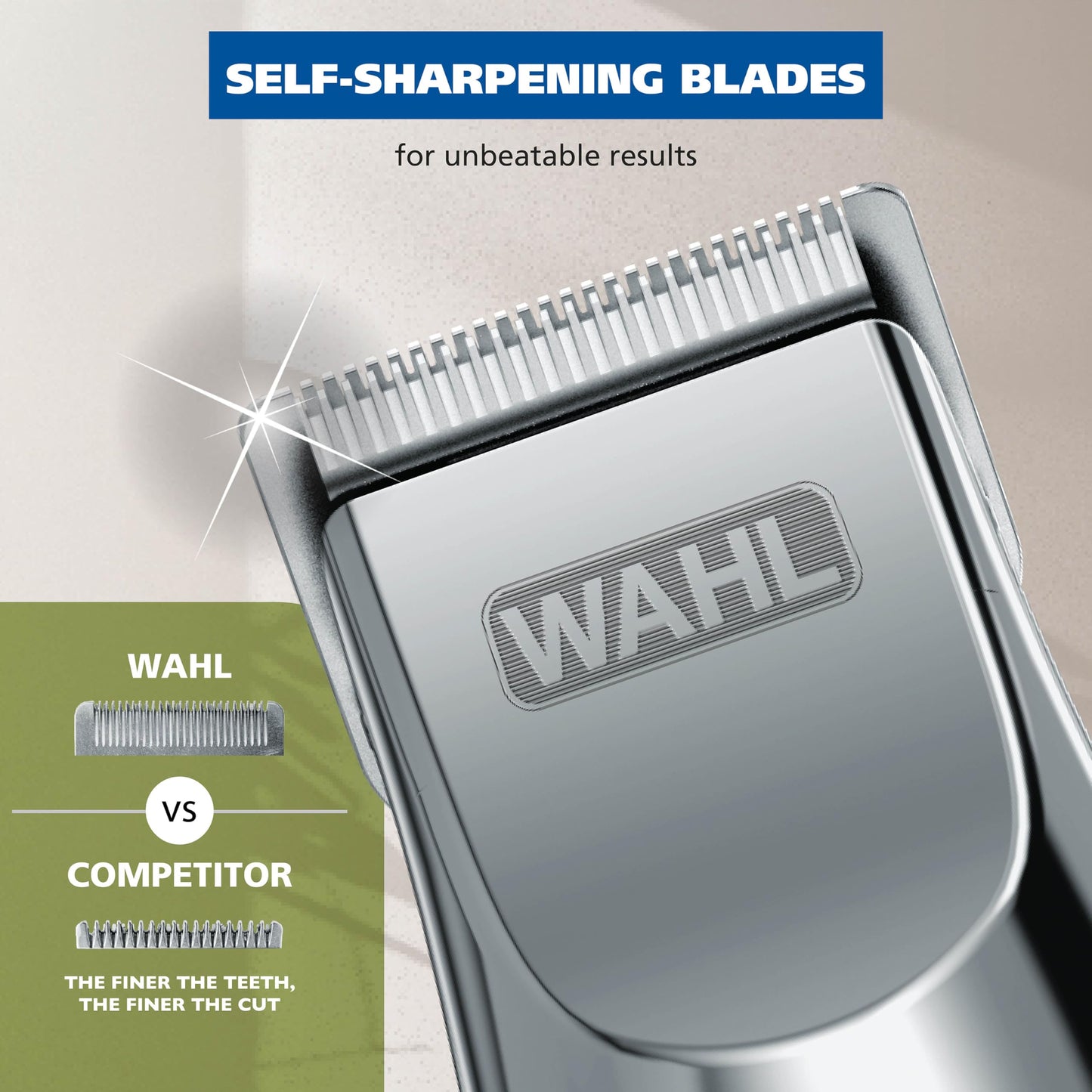 Light Gray Wahl Groomsman Rechargeable Beard Trimmer kit for Mustaches, Nose Hair, and Light Detailing and Grooming with Bonus Wet/Dry Battery Nose Trimmer – Model 5622v