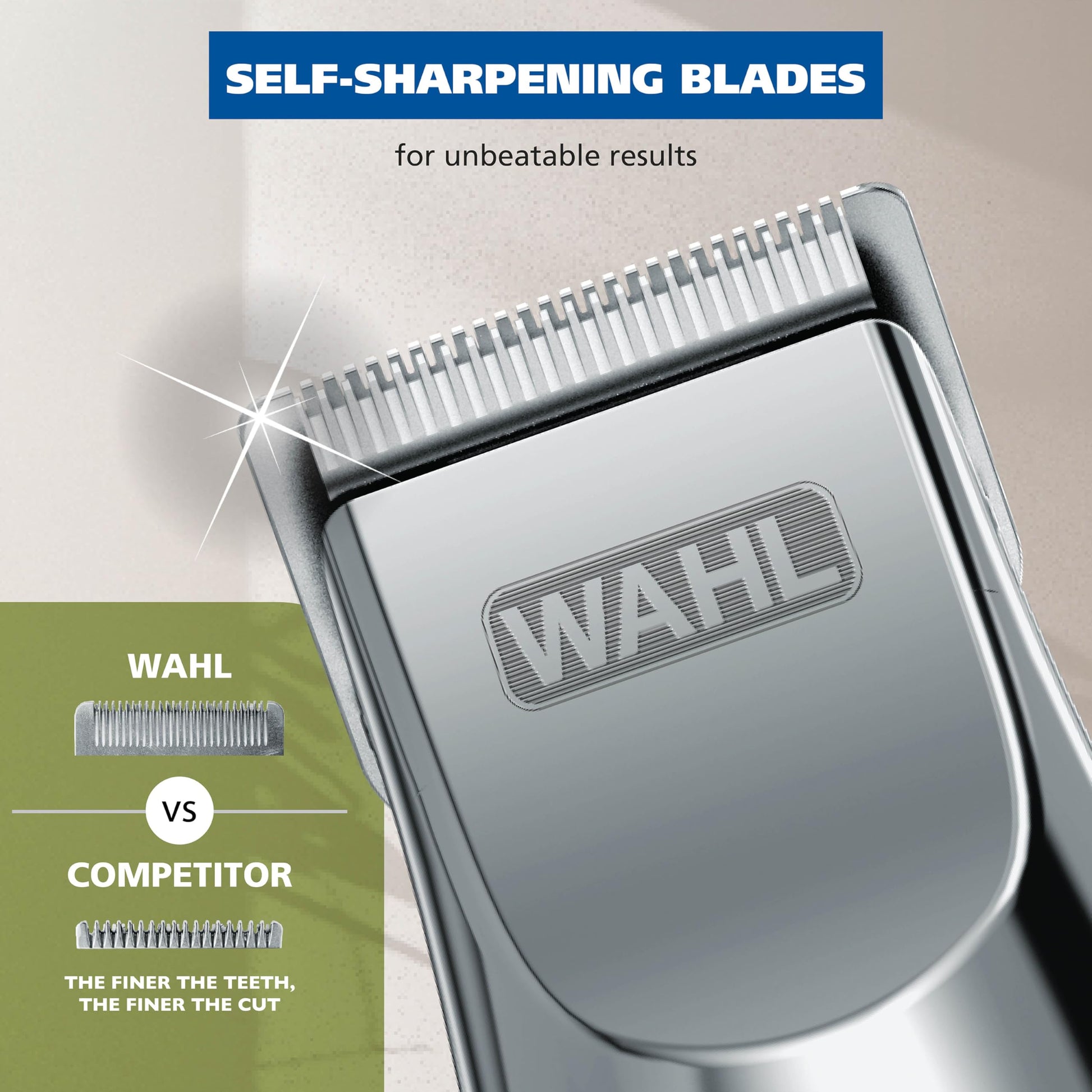 Light Gray Wahl Groomsman Rechargeable Beard Trimmer kit for Mustaches, Nose Hair, and Light Detailing and Grooming with Bonus Wet/Dry Battery Nose Trimmer – Model 5622v