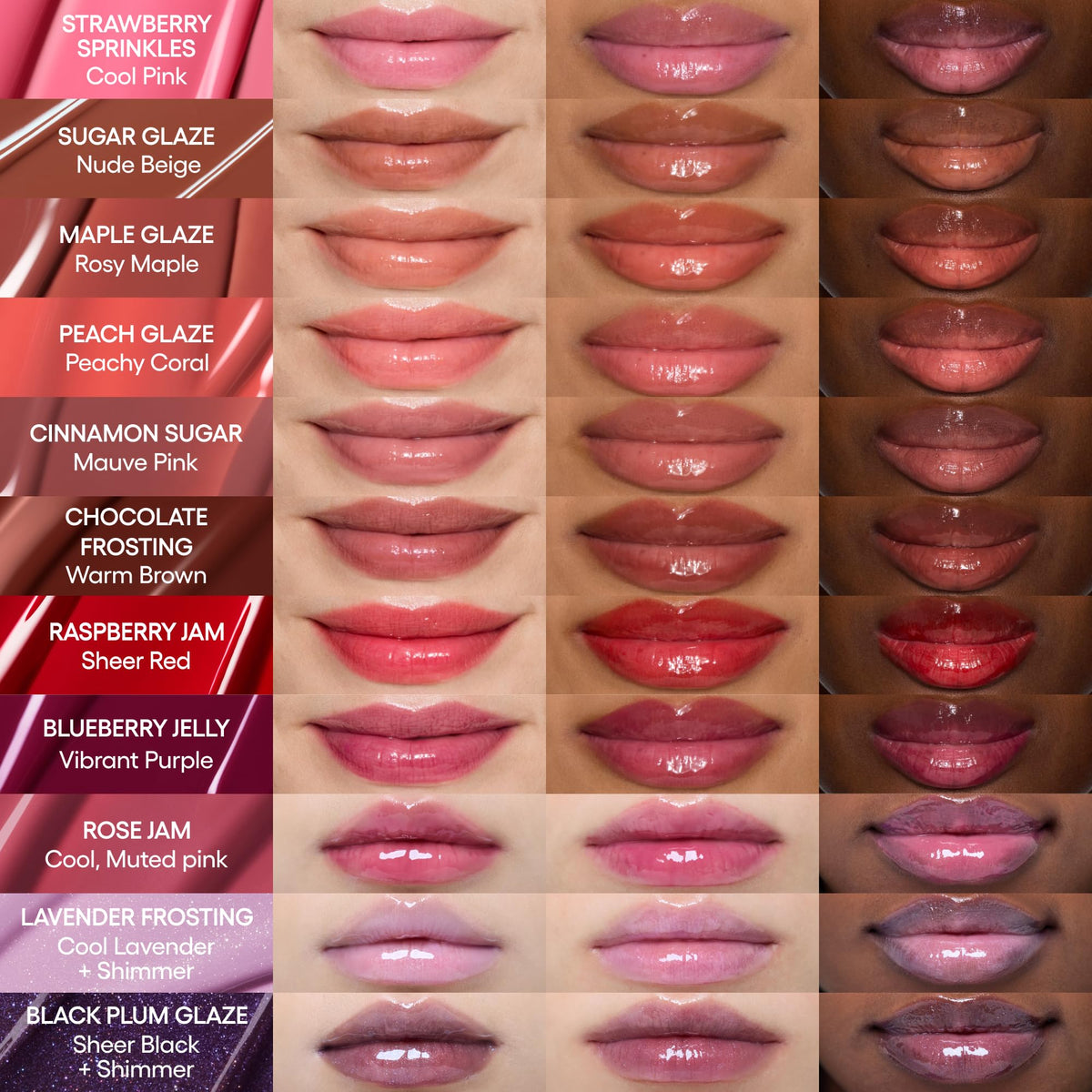 Saddle Brown LANEIGE Blurred Skin & Glowy Lips Set