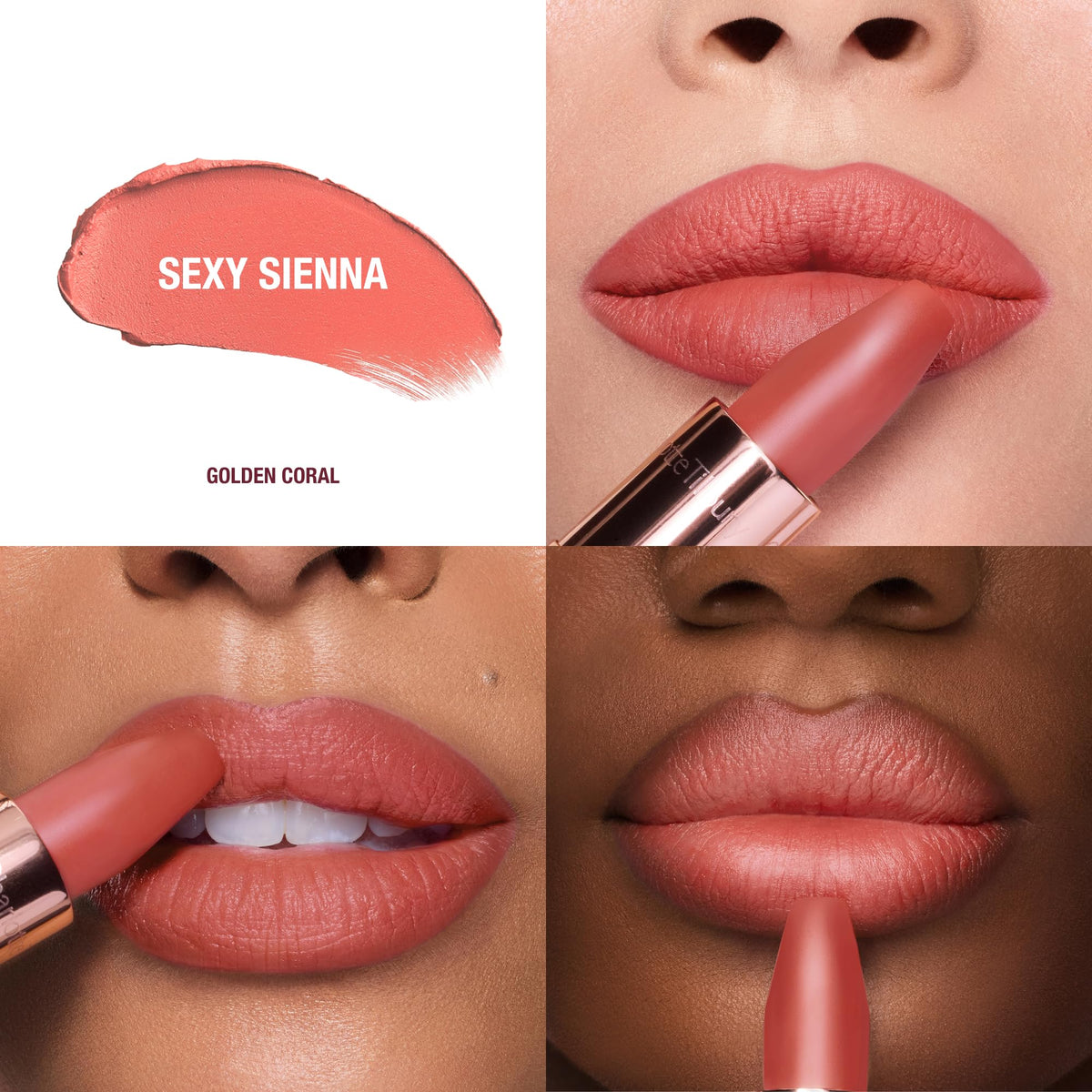 White Smoke Charlotte Tilbury Matte Revolution Lipstick - Long Lasting, Hydrating
