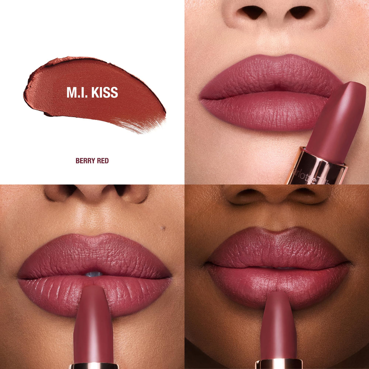 White Smoke Charlotte Tilbury Matte Revolution Lipstick - Long Lasting, Hydrating