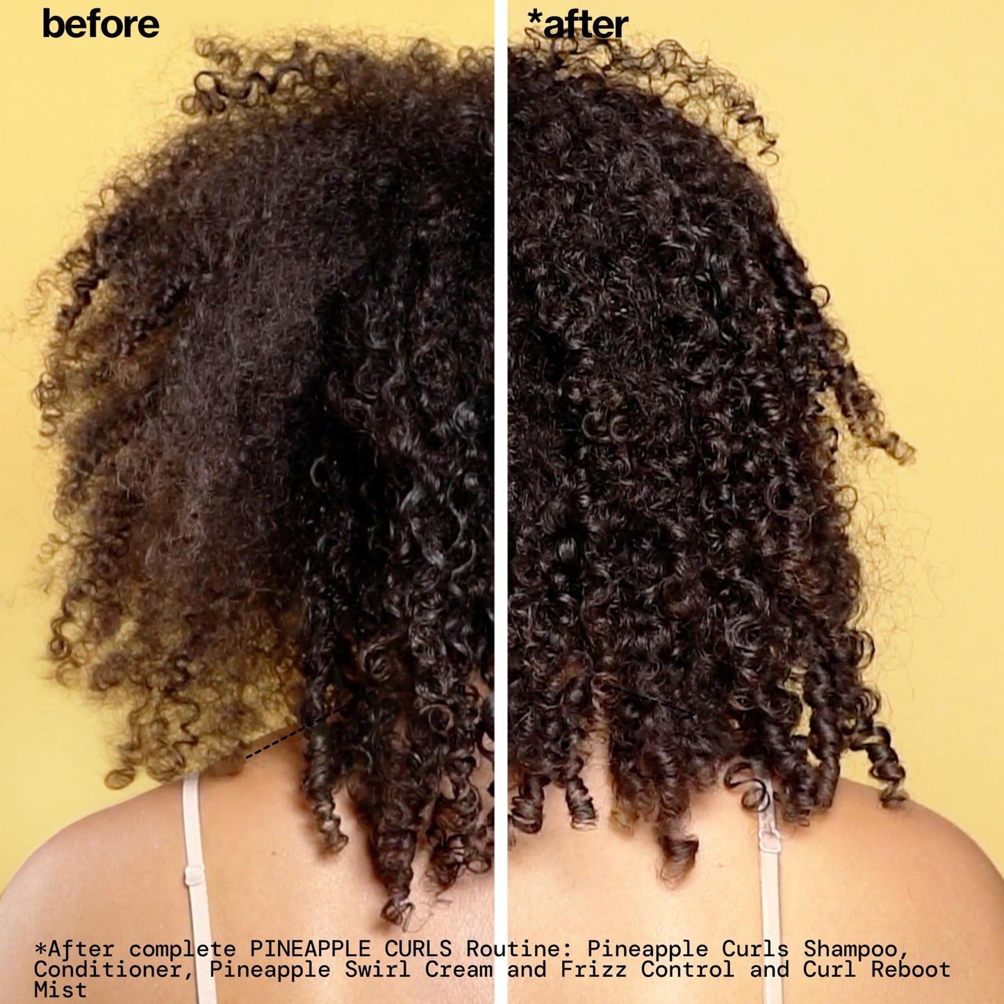Black Pacifica Pineapple Swirl Curl Defining Cream – Bounce, Frizz Control & Curl Enhancer Styling Cream for Curly Hair & Wavy Hair – Coconut Oil & Hyaluronic Acid For No-Crunch Hold – Cruelty-Free – 4-oz