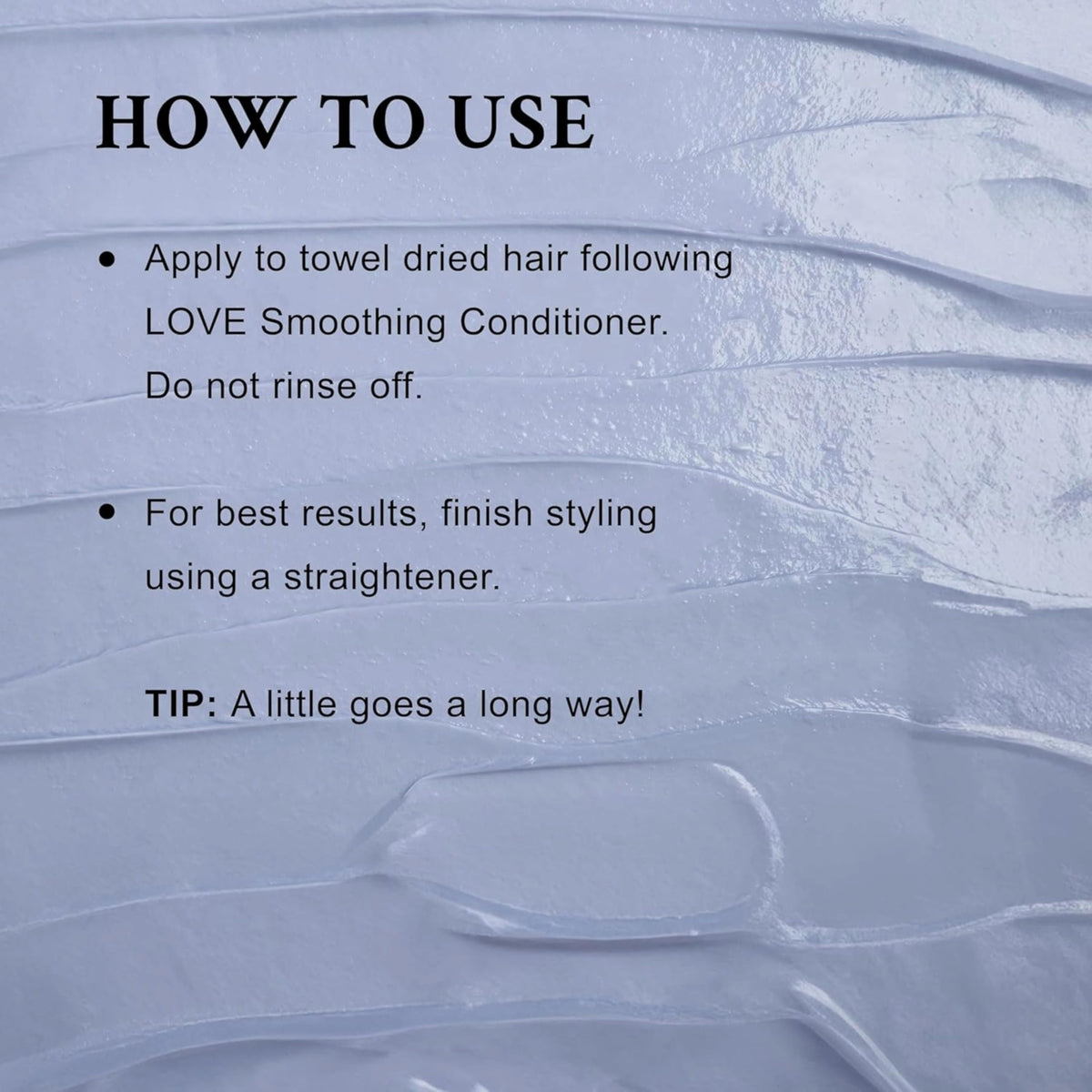 Dark Gray Davines LOVE Hair Smoother, Leave-On Cream To Smooth Frizzy, Unruly Or Wavy Hair Weightlessly, 5.07 Fl. Oz.