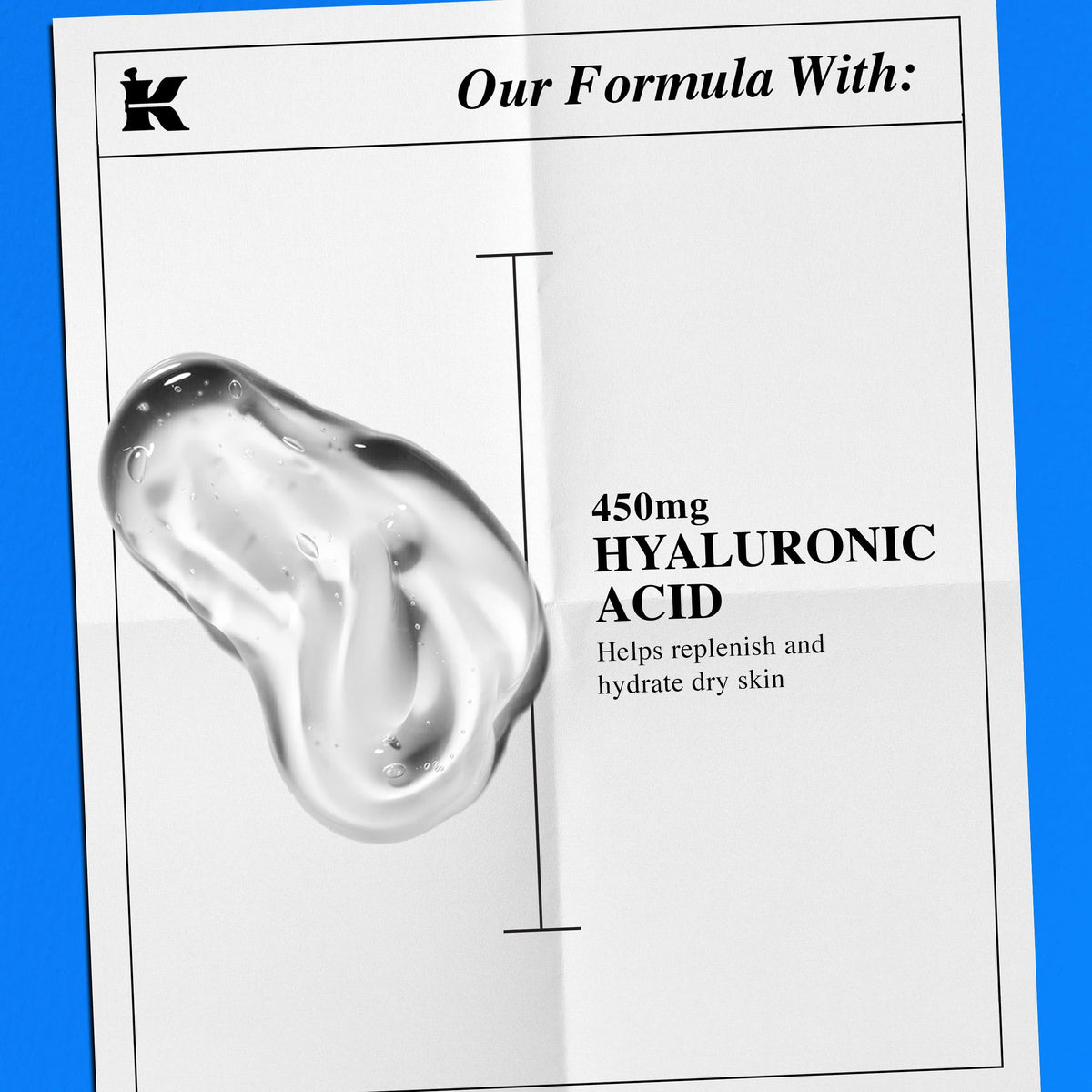 Lavender Kiehl's - 1.5% Hyaluronic Acid Serum - Boosts Hydration - 1 fl oz