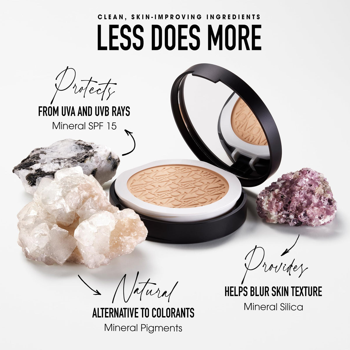 White Smoke bareMinerals Original Pressed Powder Foundation, 0.3 oz