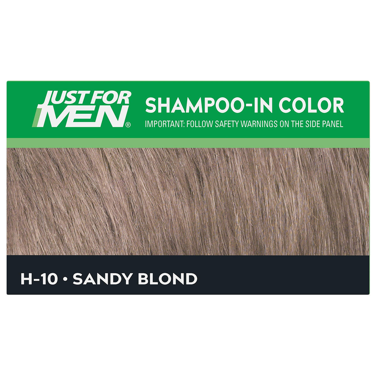 Dim Gray Just For Men Hair Color H-10 Sandy Blond 1 Ea (Pack Of 7)
