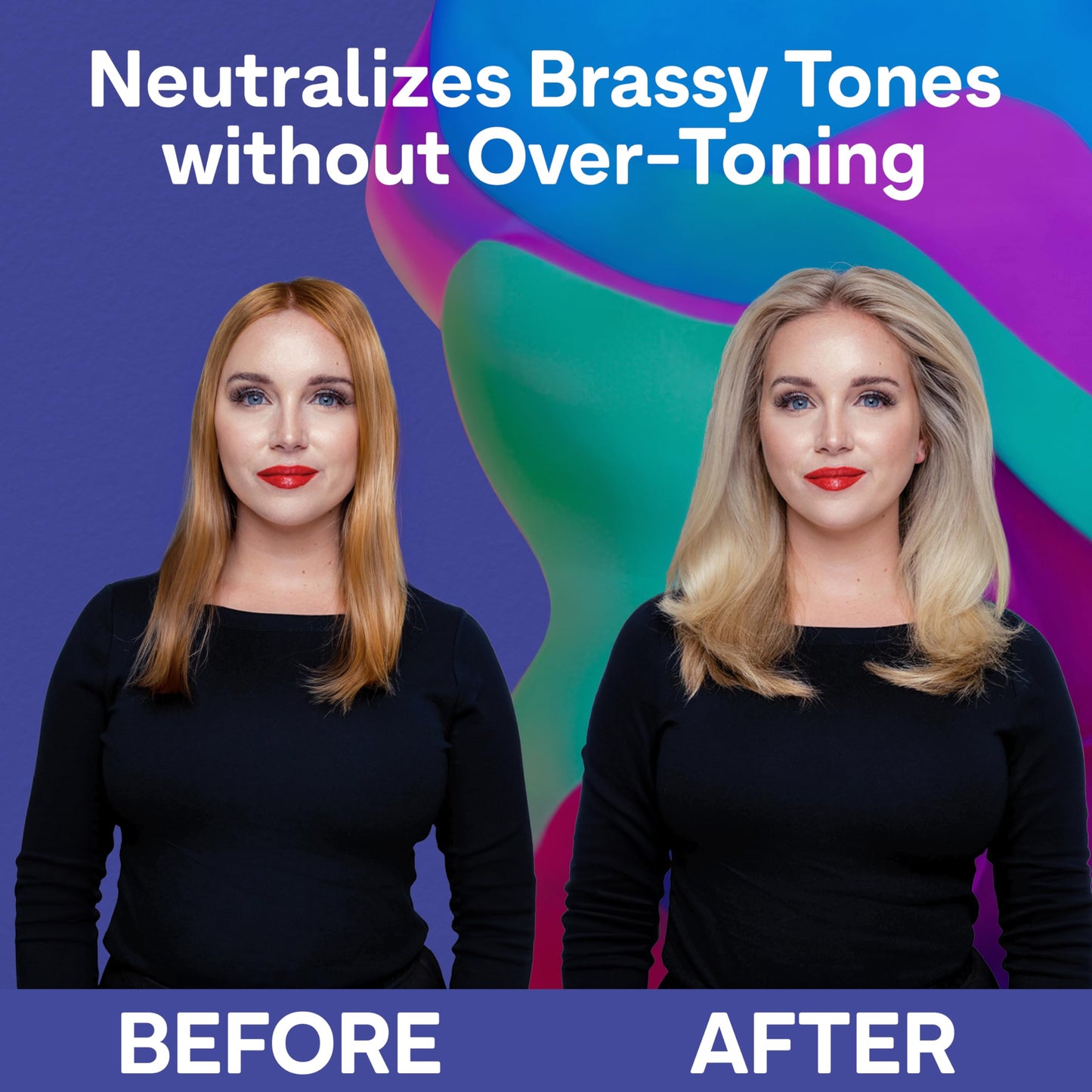 Black Colorproof Daily Blonde Conditioner 8.5 Fl. Oz. Purple Conditioner for Blonde Hair with Citrus, Jasmine & Coconut Milk Scent, Sulfate Free Conditioner for Detangling and Toning