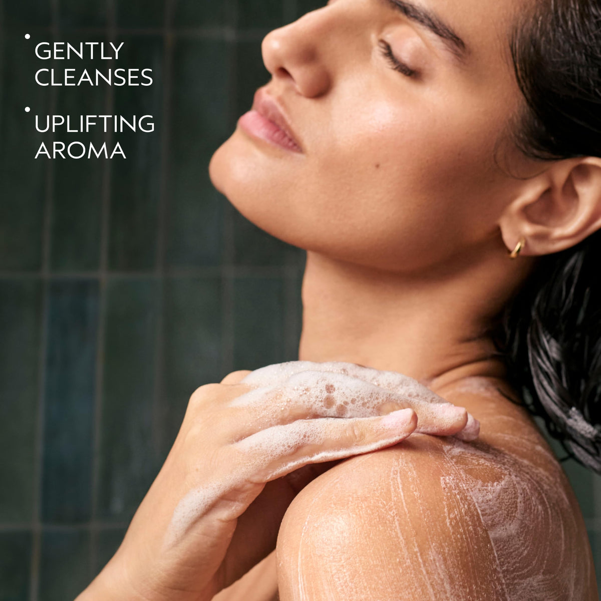 Dark Slate Gray AVEDA Beautifying Body Wash | Gentle Body Cleanser | With Babassu Nut | Signature Uplifting Aroma With Certified Organic Rosemary, Lavender, Bergamot | 97% Naturally Derived*, 8.5 Fl Oz