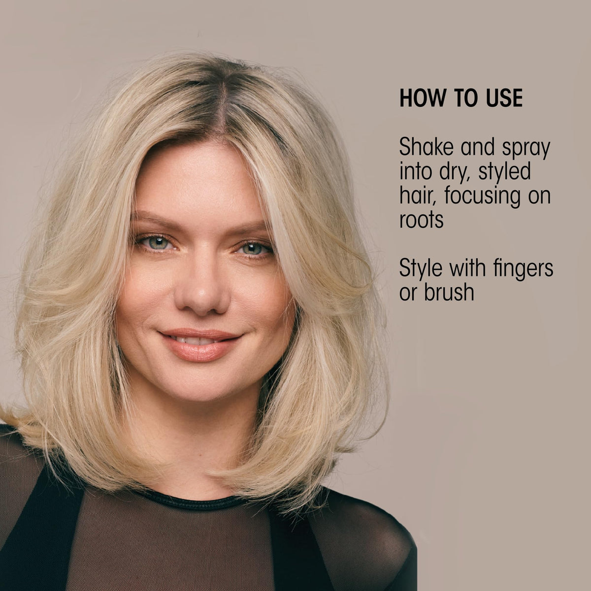 Dark Gray Oribe Swept Up Volume Powder Spray - Adds Volume & Lift From Roots - 0.21oz