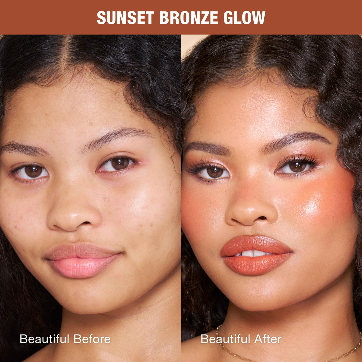 Tan Charlotte Tilbury Beautiful Skin Blush for Cheeks & Lips - Multi-Use Color