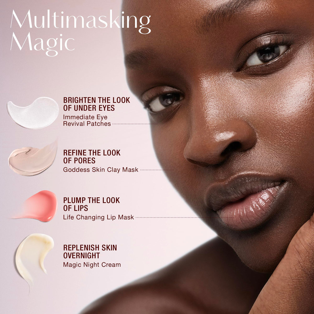 Misty Rose Charlotte Tilbury Goddess Skin Clay Mask - Pore Tightening & Hydrating
