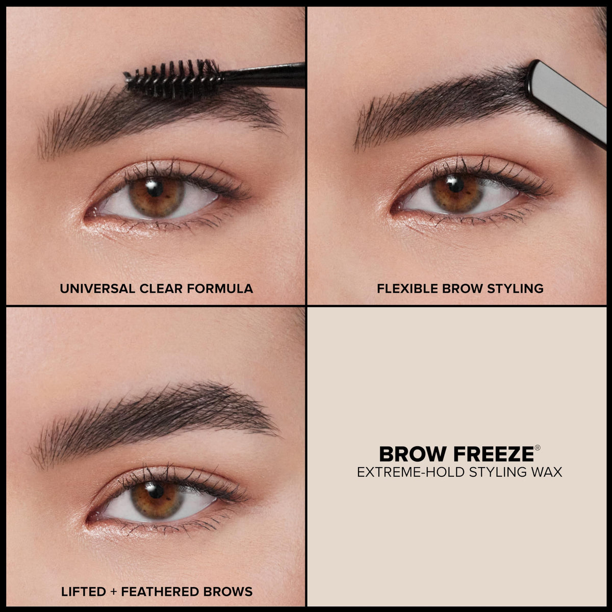 Light Gray Anastasia Beverly Hills - Brow Freeze Extreme Hold Clear Brow Styling Wax