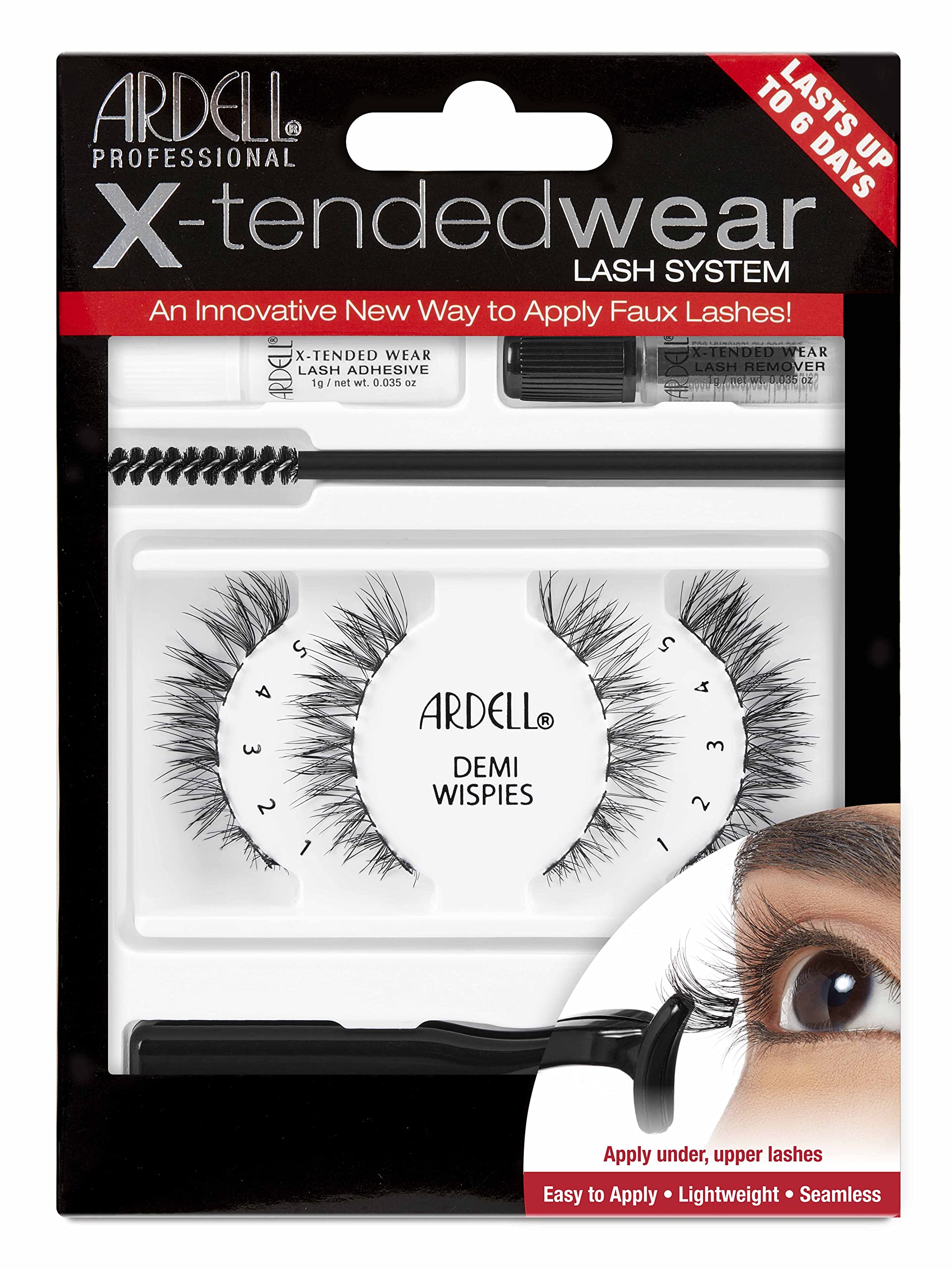 White Smoke Ardell Individual Lashes X-tended Wear - Demi Wispies