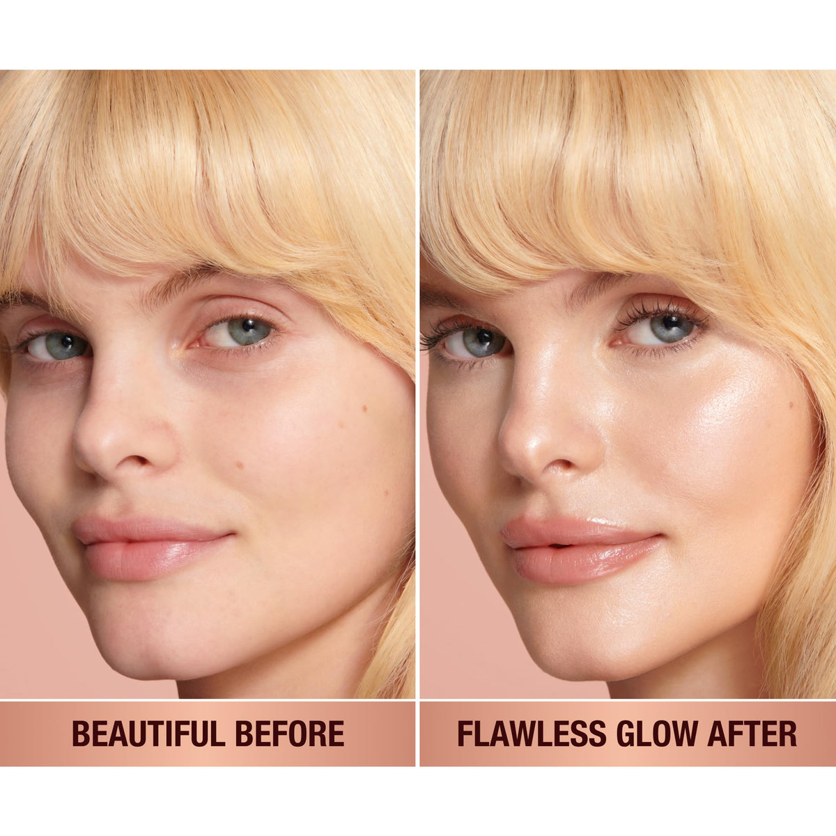 Light Pink Charlotte Tilbury Hollywood Flawless Filter - Multi‑Use Makeup Primer, Complexion Booster & Illuminating Liquid Highlighter with Sheer Coverage - Smooths & Blurs Skin