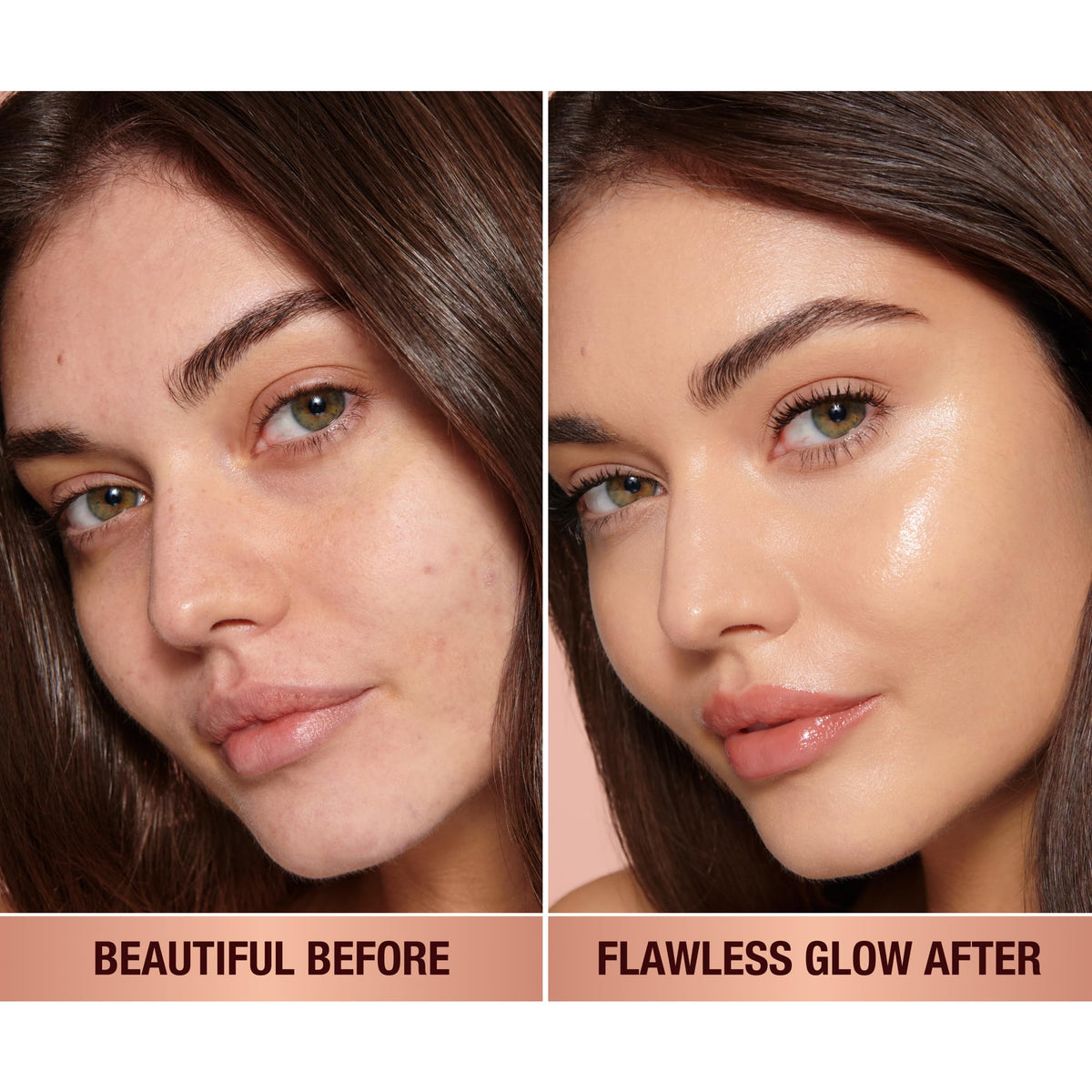 Tan Charlotte Tilbury Hollywood Flawless Filter - Multi‑Use Makeup Primer, Complexion Booster & Illuminating Liquid Highlighter with Sheer Coverage - Smooths & Blurs Skin