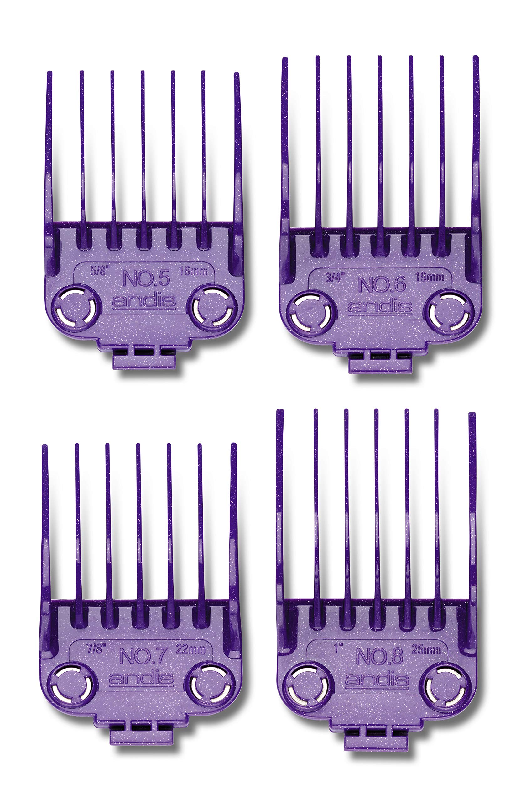 White Smoke Andis Andismagnetic Comb Combo, Small and Large