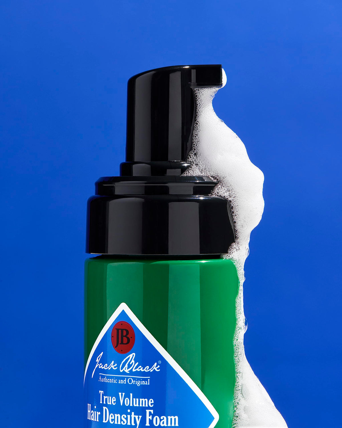 Medium Blue Jack Black True Volume Hair Density Foam, 5 oz