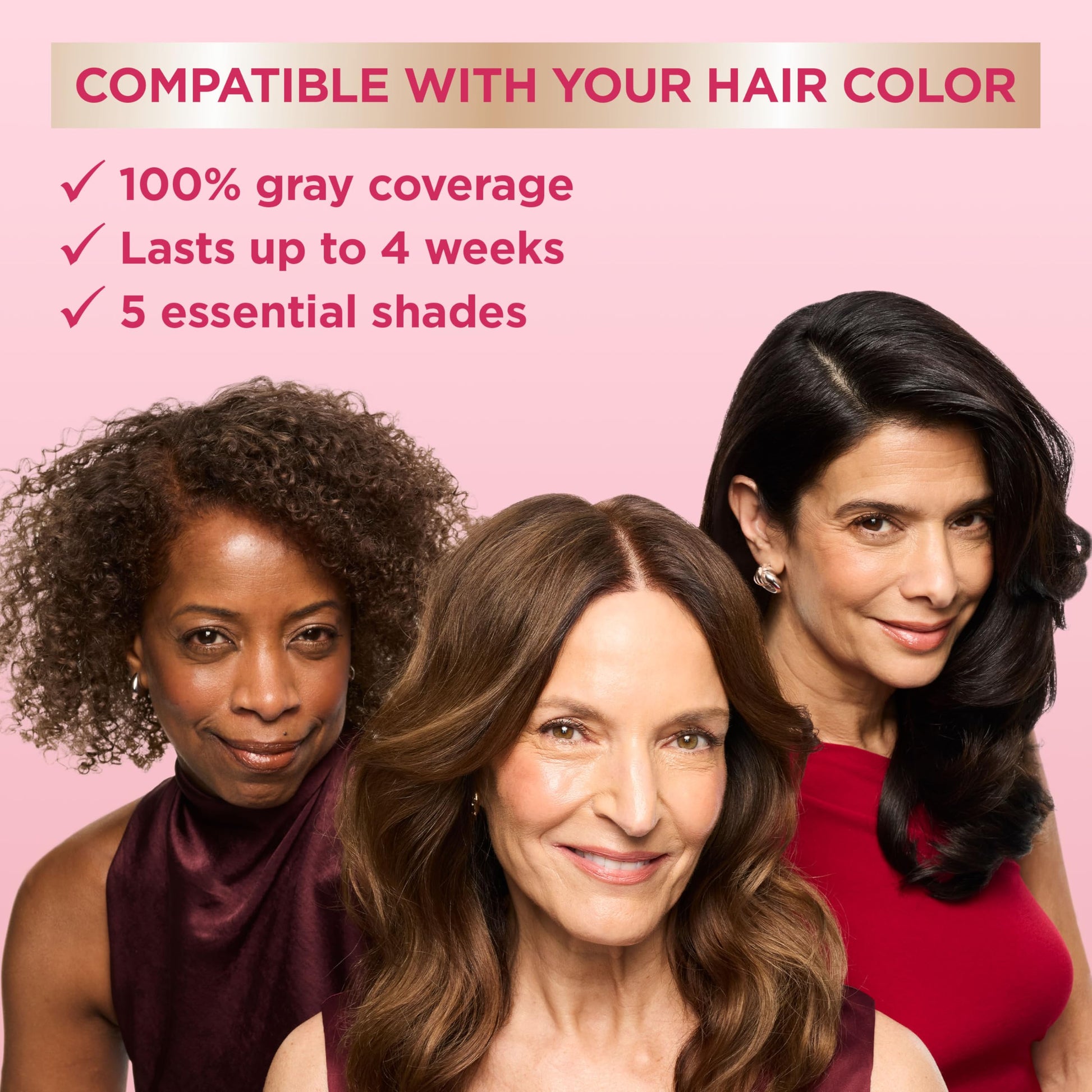 Pink Garnier Color Sensation Color Retouch, Demi Permanent Hair Dye for Roots with 100% Gray Coverage, Rich Brown Hair Dye 6.0, Pack of 6 (Packaging May Vary)