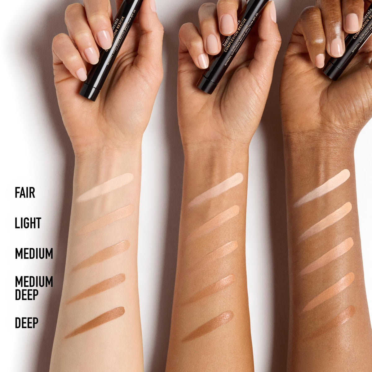 White Smoke bareMinerals Complexion Rescue 3-in-1 Eye Brightener (Deep)