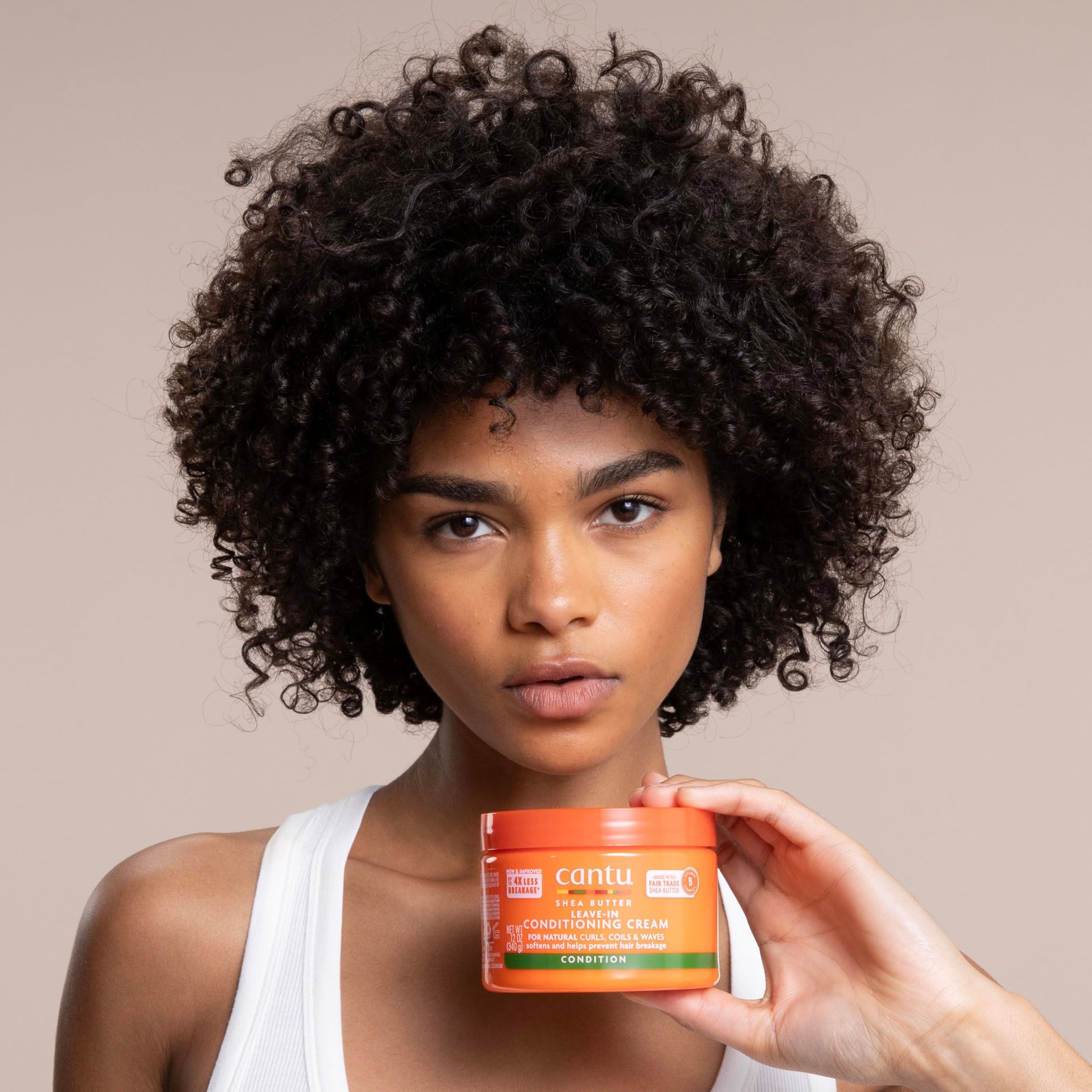 Gray Cantu Shea Butter for Natural Hair Leave in Conditioning Cream, 12 Oz