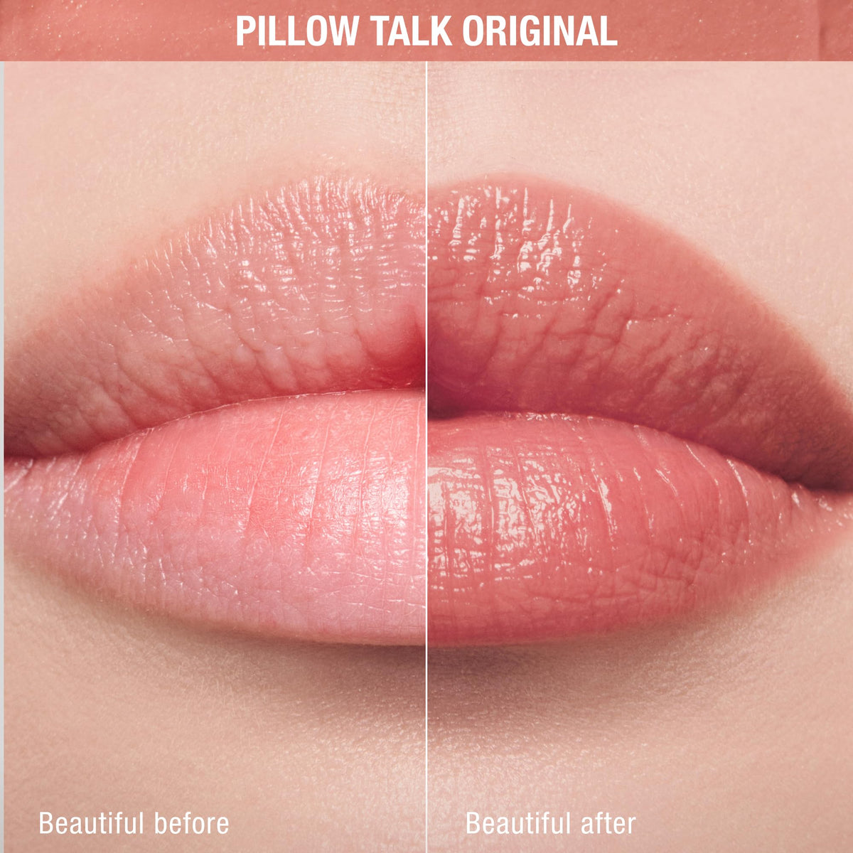 Wheat Charlotte Tilbury Pillow Talk Blush Balm Lip Tint - Buildable Sheer Tint