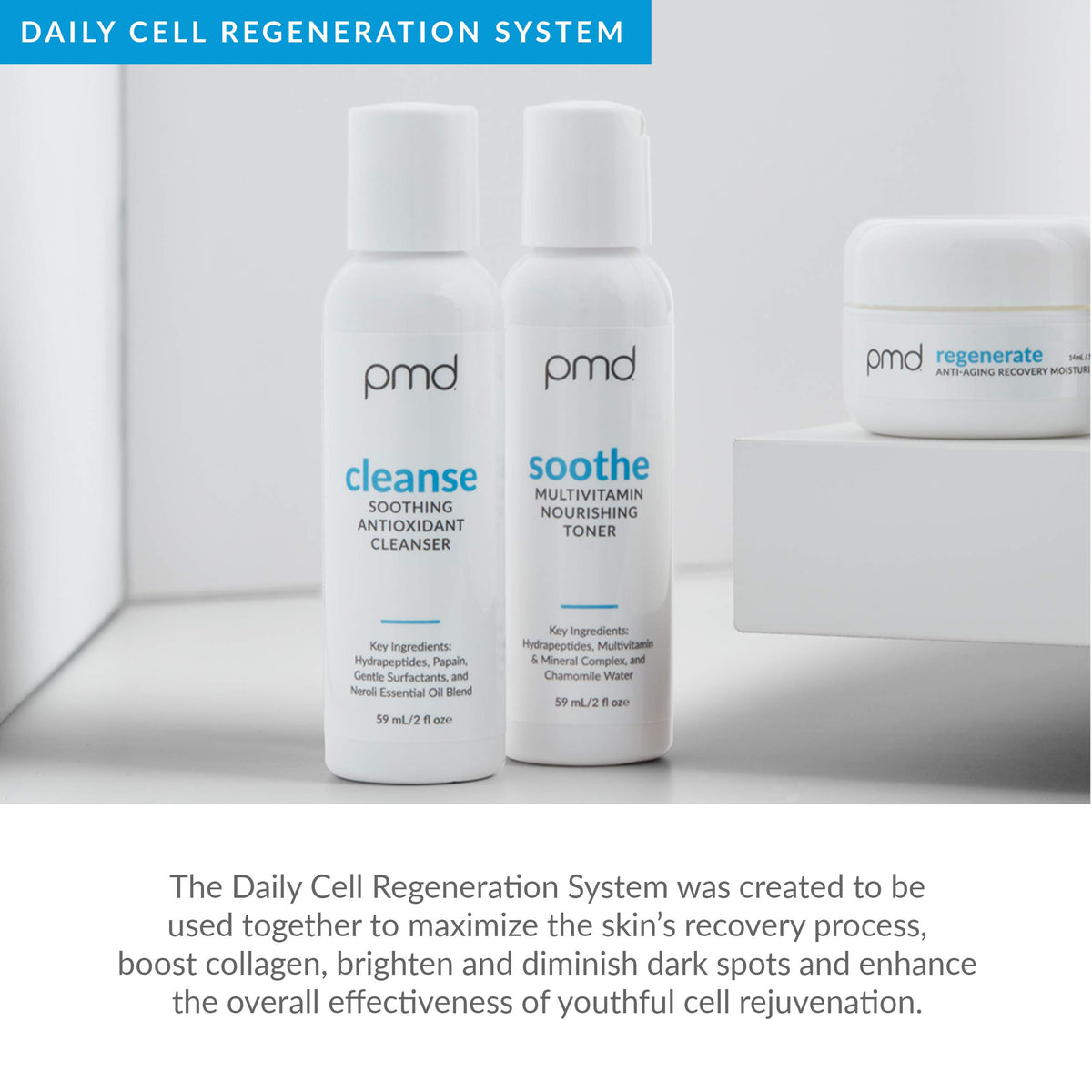 Light Gray PMD Daily Cell Regeneration System - 3 Piece Set (Pack of 1)