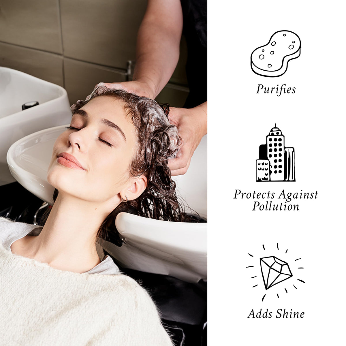 White Smoke Naturaltech Detoxifying Scrub Shampoo, Scalp Revitalizing Gentle Cleanser
