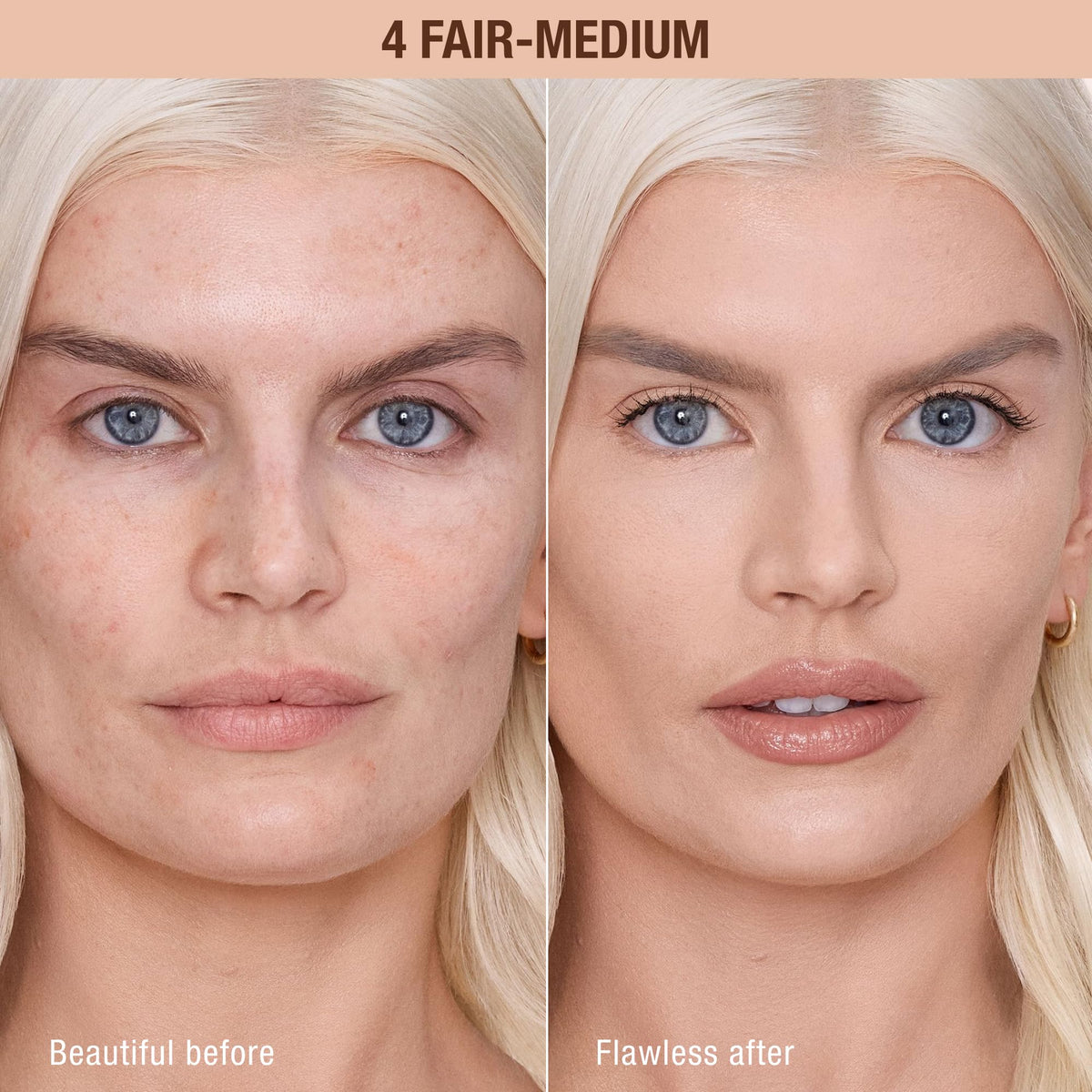 Tan Charlotte Tilbury AIRbrush Flawless Blur Concealer - Longwear Concealer for Dark Circles, Blemishes, Redness & More - Hydrating, Crease-Proof & Full Coverage with a Natural Matte Finish