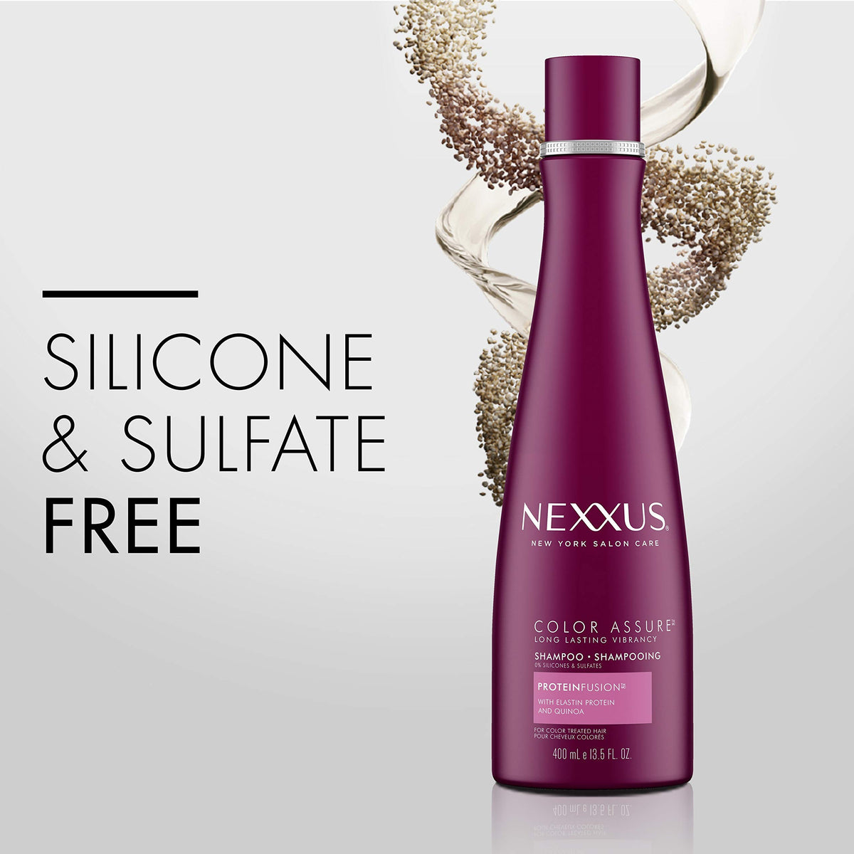 Lavender Nexxus Color Assure Radiant Care Shampoo, 13.5 Oz, Pack of 2