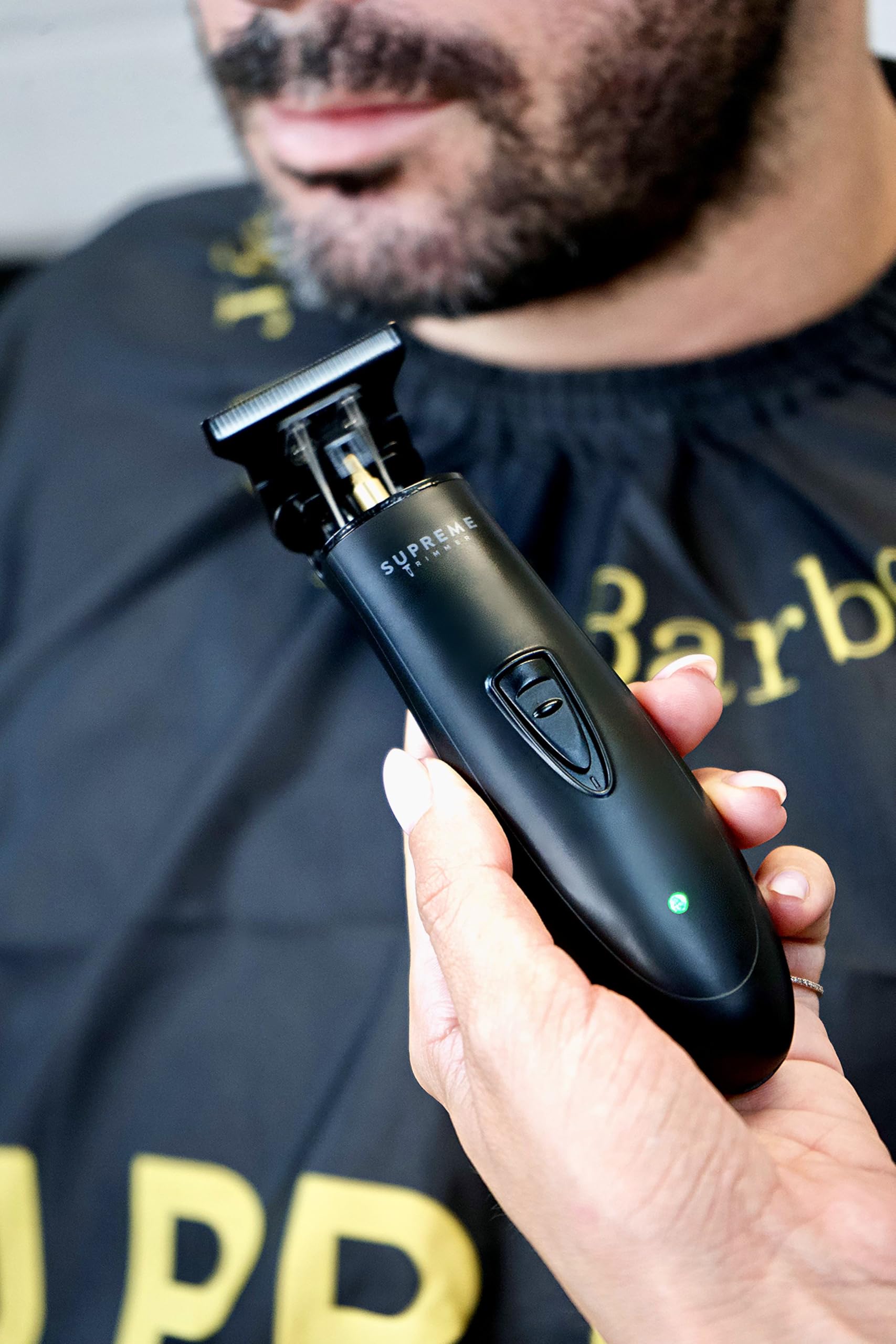 Dark Slate Gray Supreme Trimmer 2-in-1 T-Shaper Trimmer & Crunch Foil Shaver | STF602 Electric Razor & ST5210 Beard Trimmer Barber Haircut Kit | Gold
