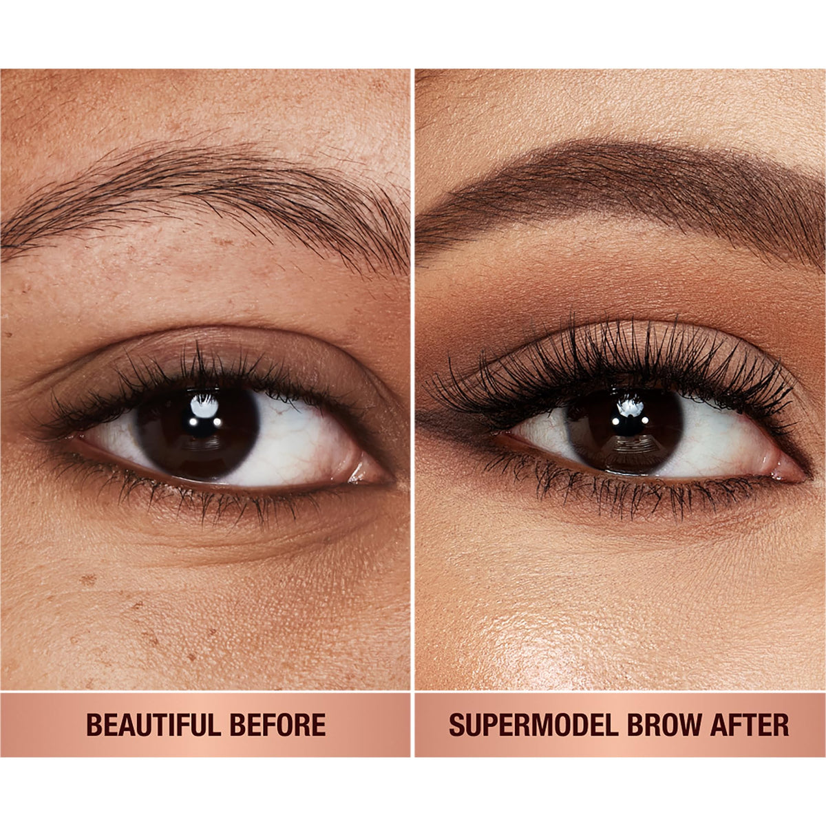 Tan Charlotte Tilbury Brow Cheat Eyebrow Pencil - Refillable, Micro-Precision