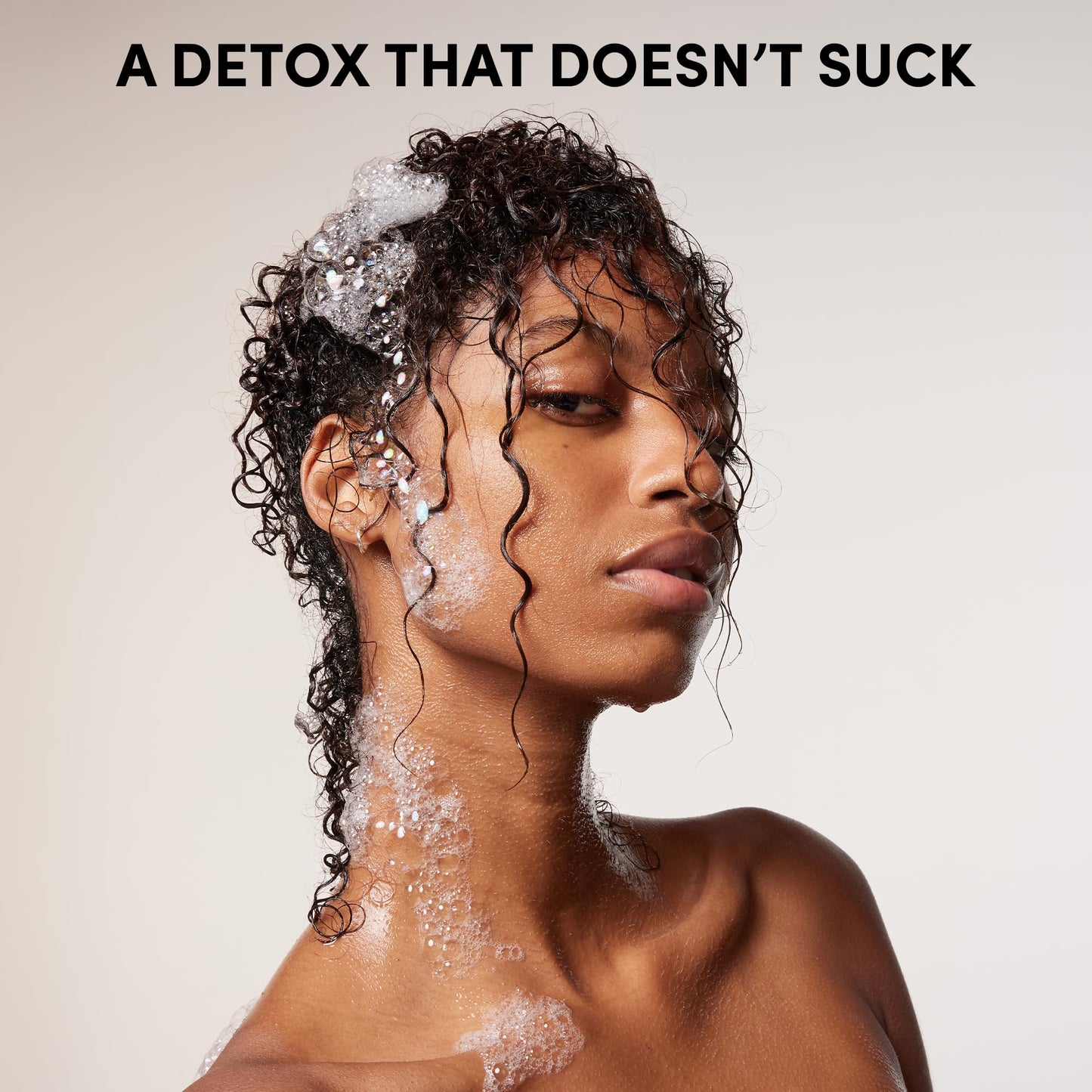 Lavender OUAI Detox Shampoo & Thick Hair Conditioner Bundle - Clarifying Shampoo for Build Up, Dirt, Oil, Product and Hard Water & Moisturizing Conditioner for Thick Hair (2 Count)
