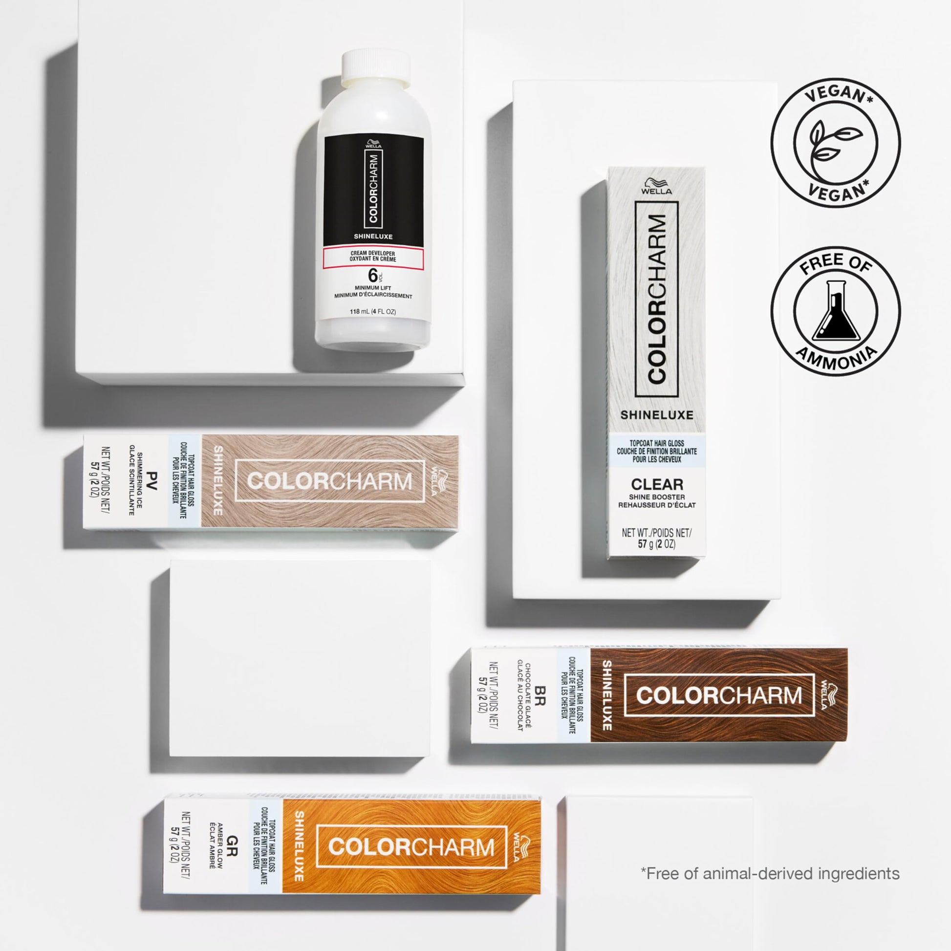 White Smoke COLORCHARM ShineLuxe Cream Developer | 4 Fl Oz. | 118 ml
