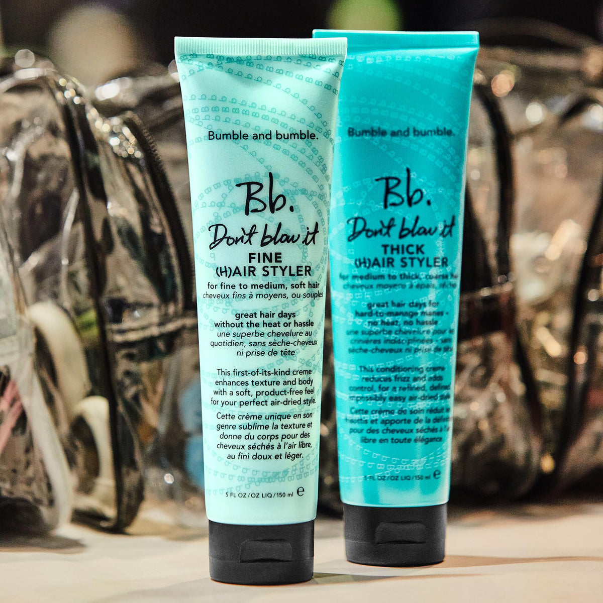 Gray Bumble and bumble. Don't Blow It Thick (H) air Styler Air Dry Cream | Anti Frizz Hair Cream | Adds Hydration and Light Hold |For Medium to Thick Curly, Wavy, Straight Hair Types, 5 Fl Oz