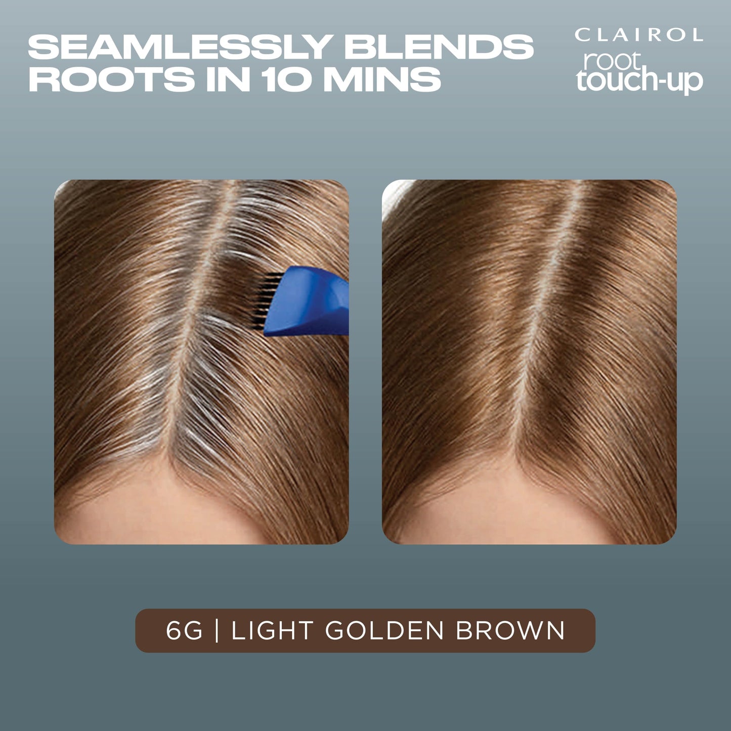 Dim Gray Clairol Root Touch-Up by Nice'n Easy Permanent Hair Dye, 6G Light Golden Brown Hair Color| 100% Gray Coverage | Easy Brush Application | Matches Professional Salon Shades | Pack of 1