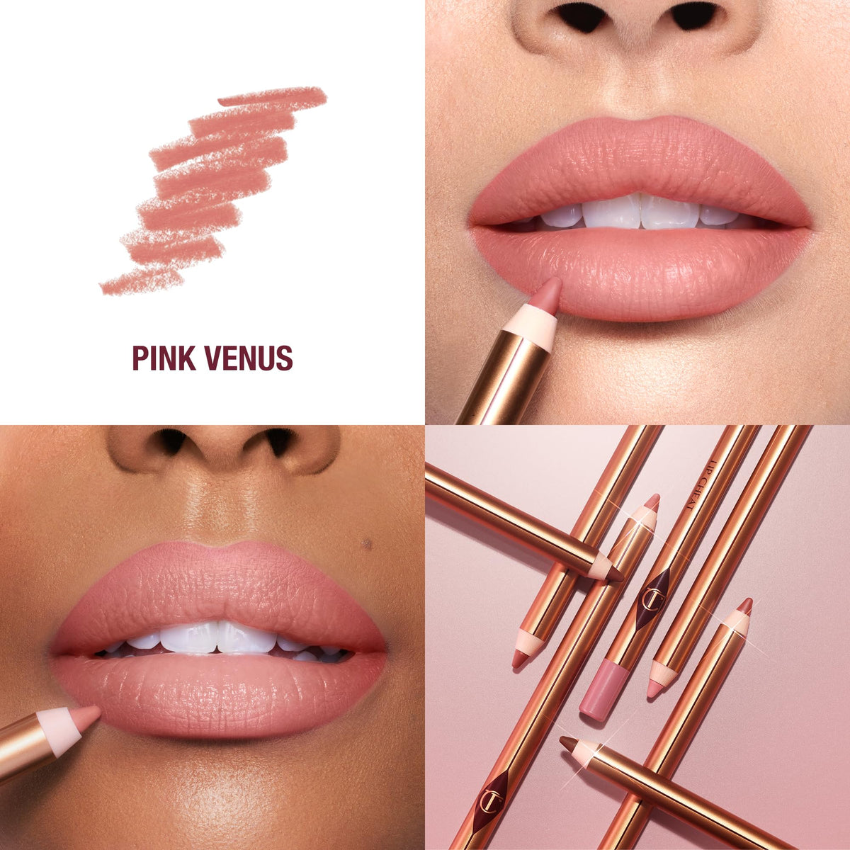 White Smoke Charlotte Tilbury Lip Cheat Lip Liner Pencil - Gives Lips a Fuller-Looking, Defined Pout - Enriched with Jojoba Oil & Hyaluronic Acid - Waterproof, Smudge-Proof & Transfer-Proof