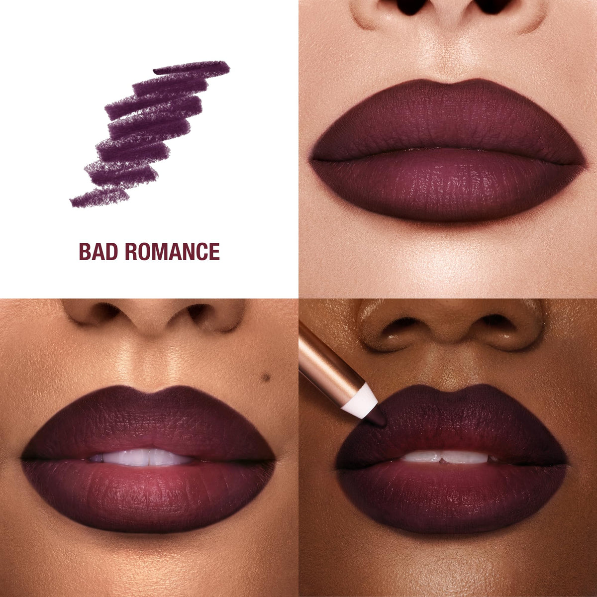 White Smoke Charlotte Tilbury Lip Cheat Lip Liner Pencil - Gives Lips a Fuller-Looking, Defined Pout - Enriched with Jojoba Oil & Hyaluronic Acid - Waterproof, Smudge-Proof & Transfer-Proof
