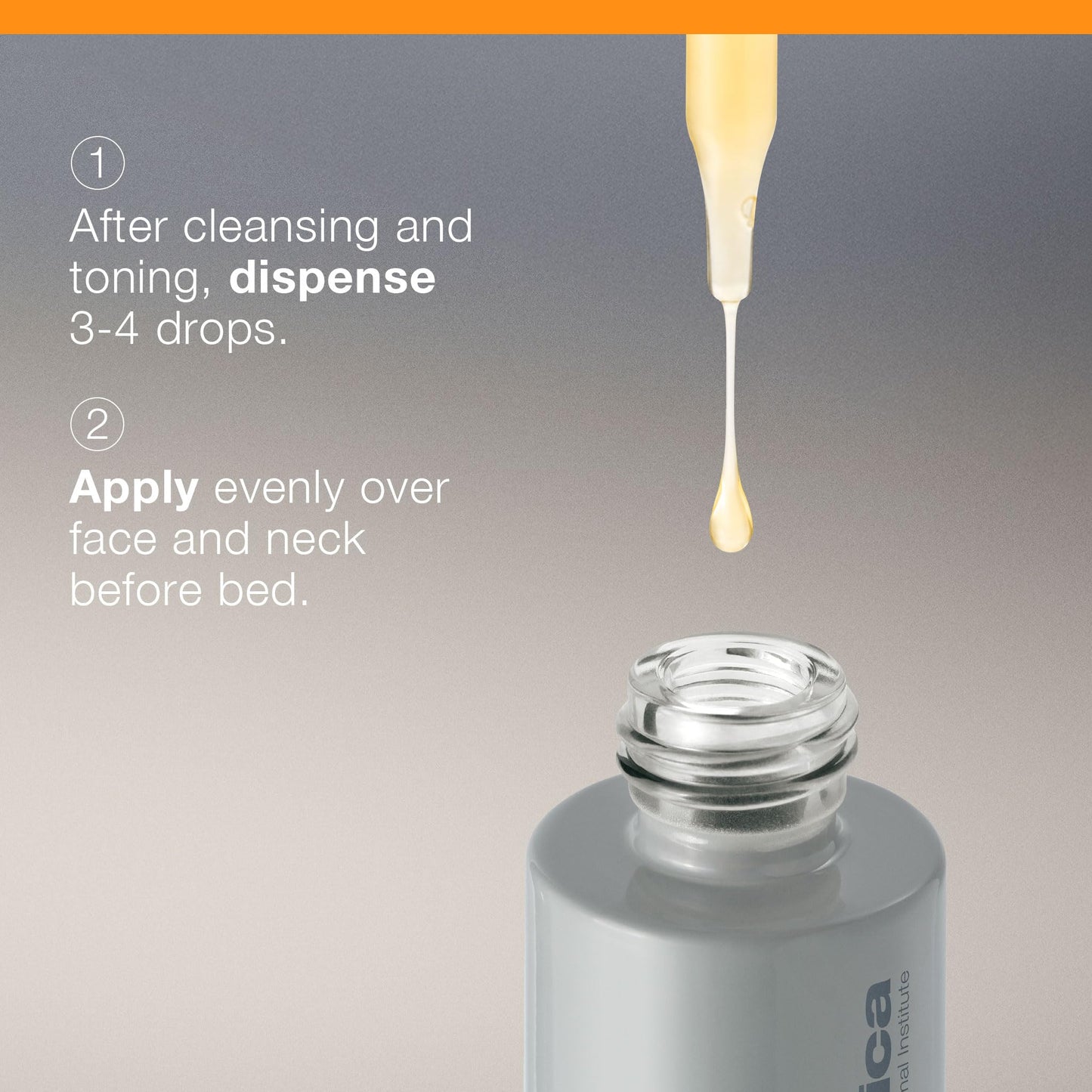 Light Slate Gray Dermalogica BioLumin-C Night Restore Vitamin C Serum for face, Overnight Skin Hydration and Barrier Repair Serum, 0.85 fl oz