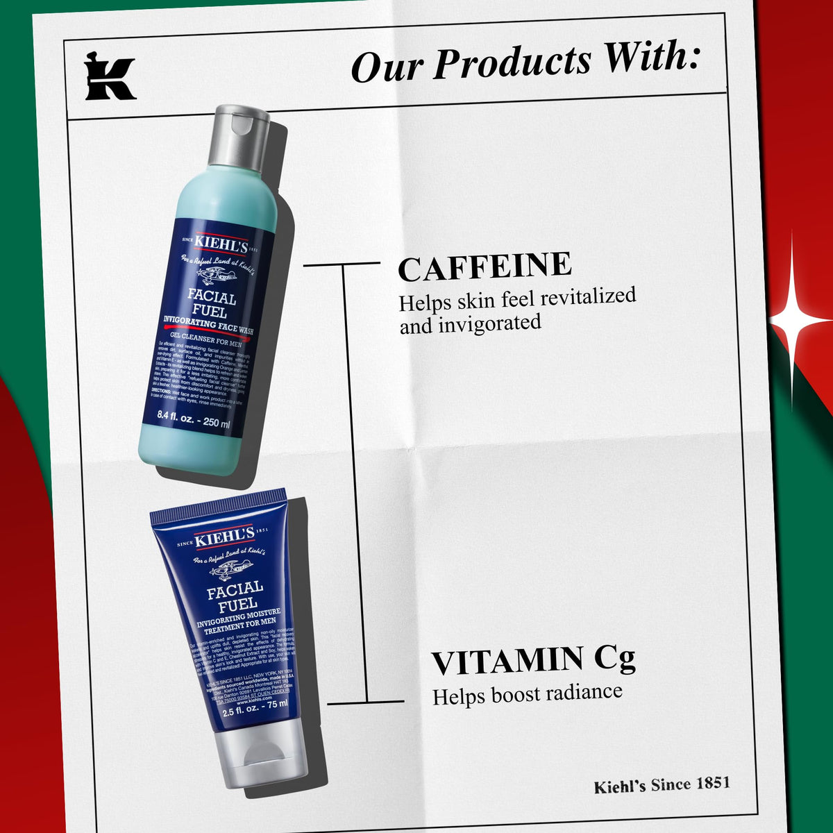 Lavender Kiehl's - Facial Fuel Men's Energizing Moisturizer