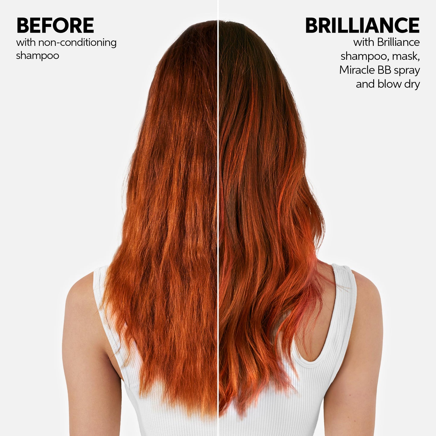 White Smoke Wella Professionals Invigo Brilliance Conditioner for Coarse Hair | Color Protection & Vibrancy | 33.8 Fl Oz