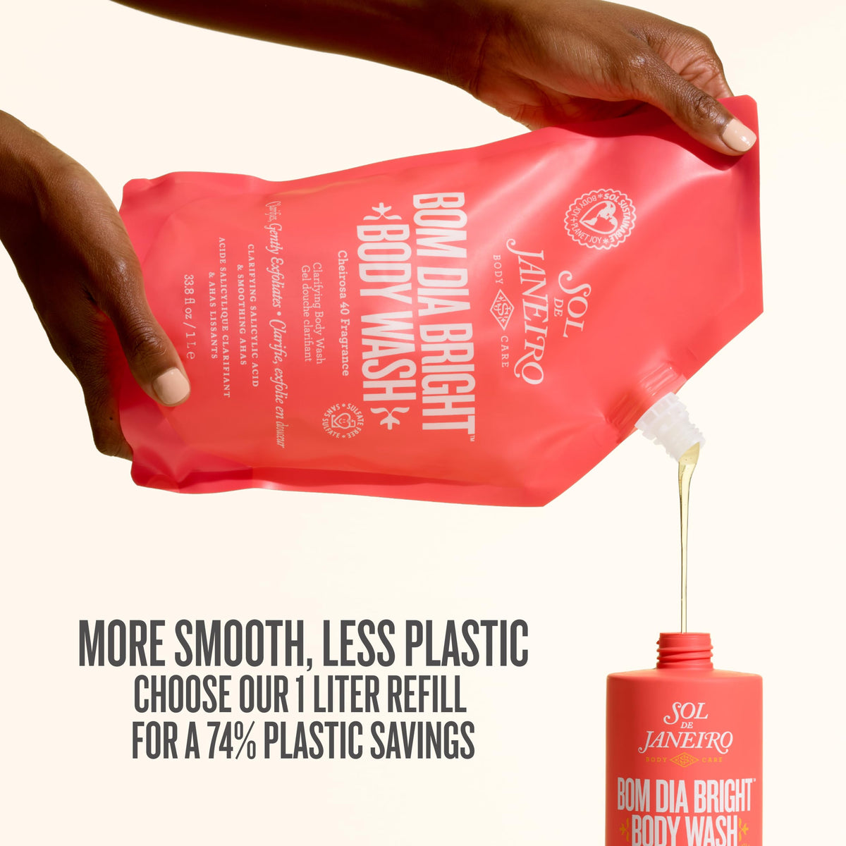Seashell SOL DE JANEIRO Bom Dia Bright Body Wash 385mL/13.0 fl oz.