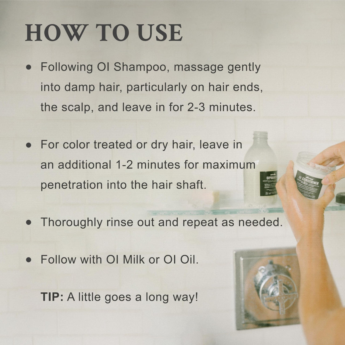 Light Gray Davines OI Conditioner Daily Softening Silky Cream, For All Hair Types