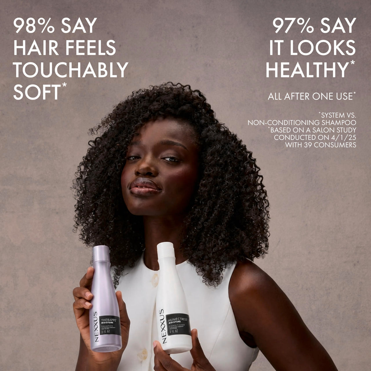 Light Slate Gray Nexxus Humectress Conditioner for Ultimate Moisture for Dry Hair Powered by Polysoft Hydrator Technology with Tri-lipids 3 oz