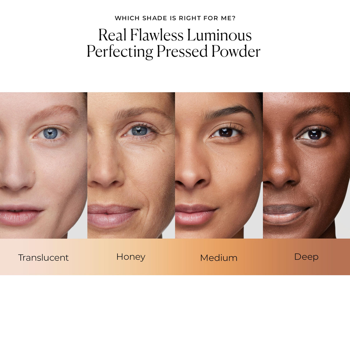 White Smoke Laura Mercier Real Flawless Pressed Powder, Translucent Deep, 0.25 oz