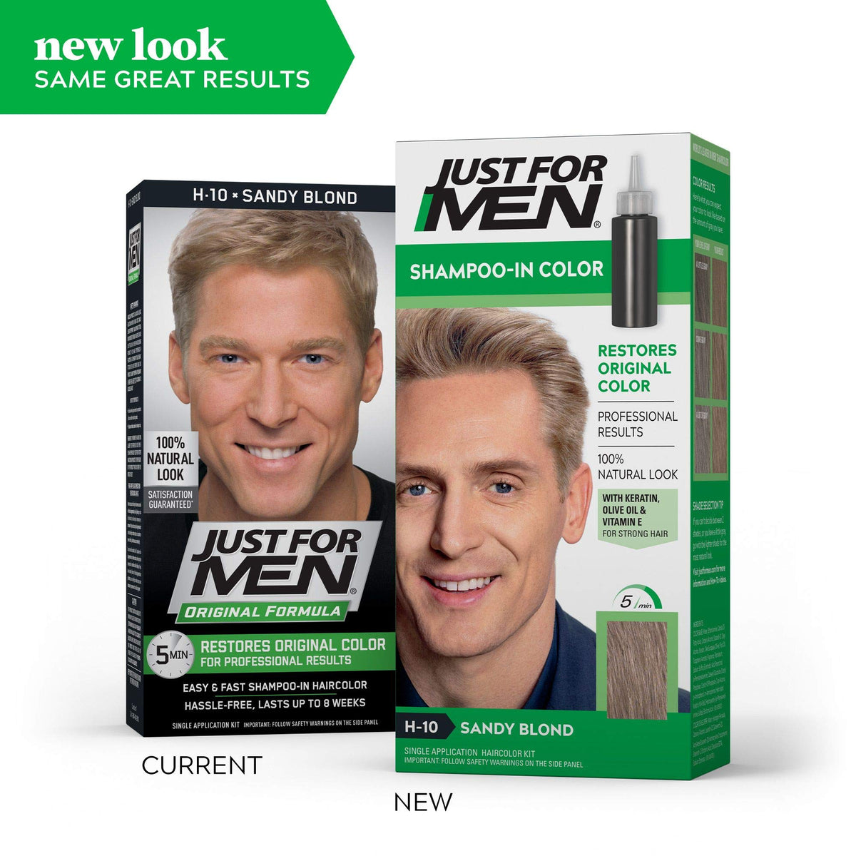 White Smoke Just For Men Hair Color H-10 Sandy Blond 1 Ea (Pack Of 7)