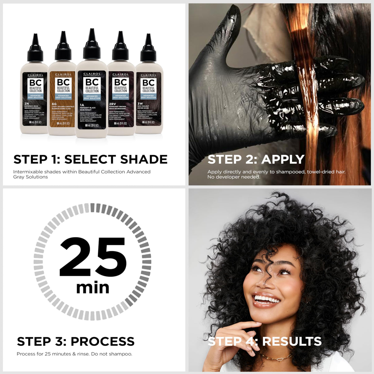 White Smoke Clairol Professional Beautiful Collection Advanced Gray Solutions