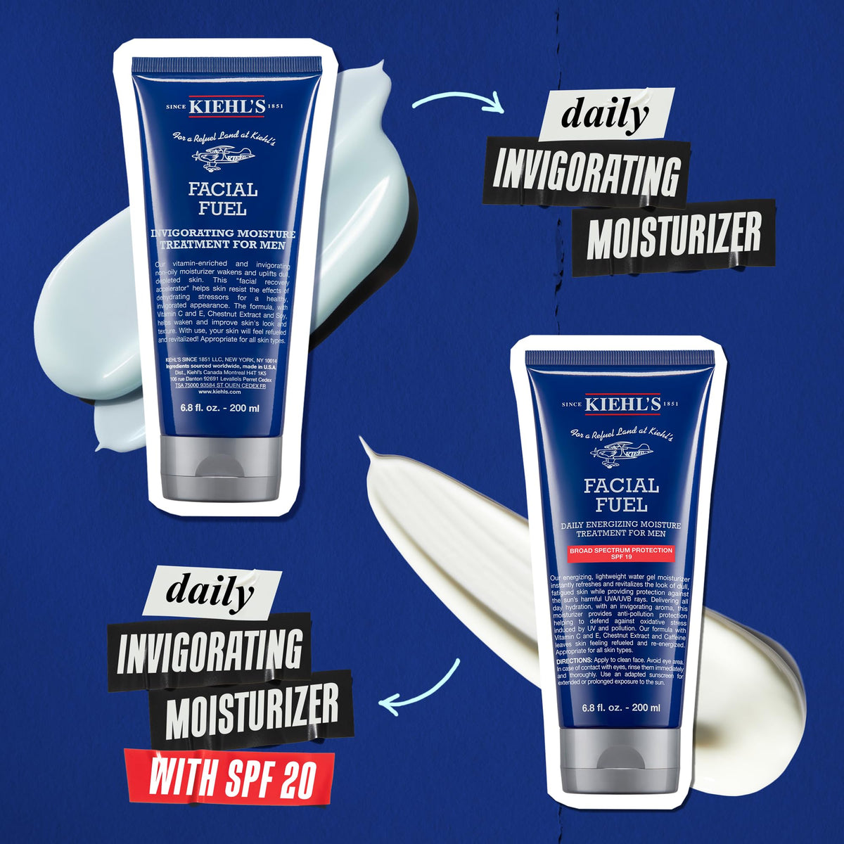 Midnight Blue Kiehl's - Facial Fuel Men's Energizing Moisturizer
